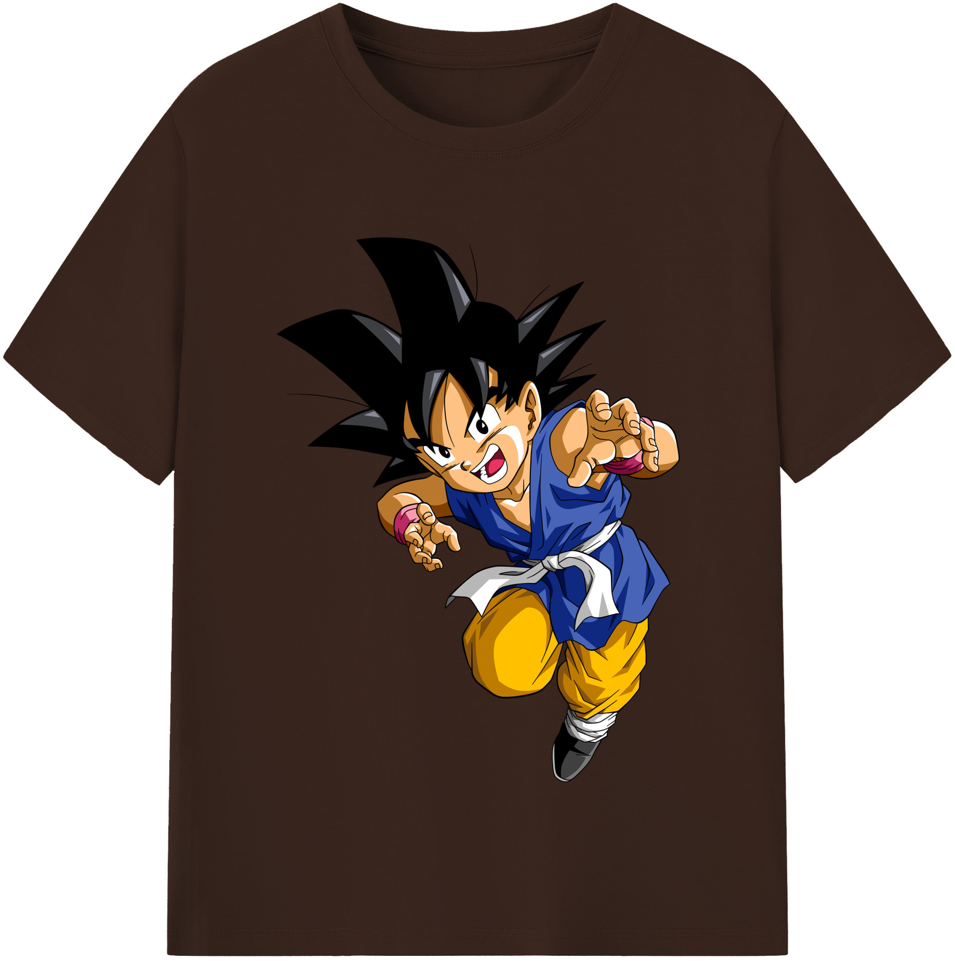 （画像用） ドラゴンボール 孫悟空（そん ごくう）Son Goku カカロット DRAGON BALL Kakarotto 綿100％半袖Tシャツ（フロントプリント）