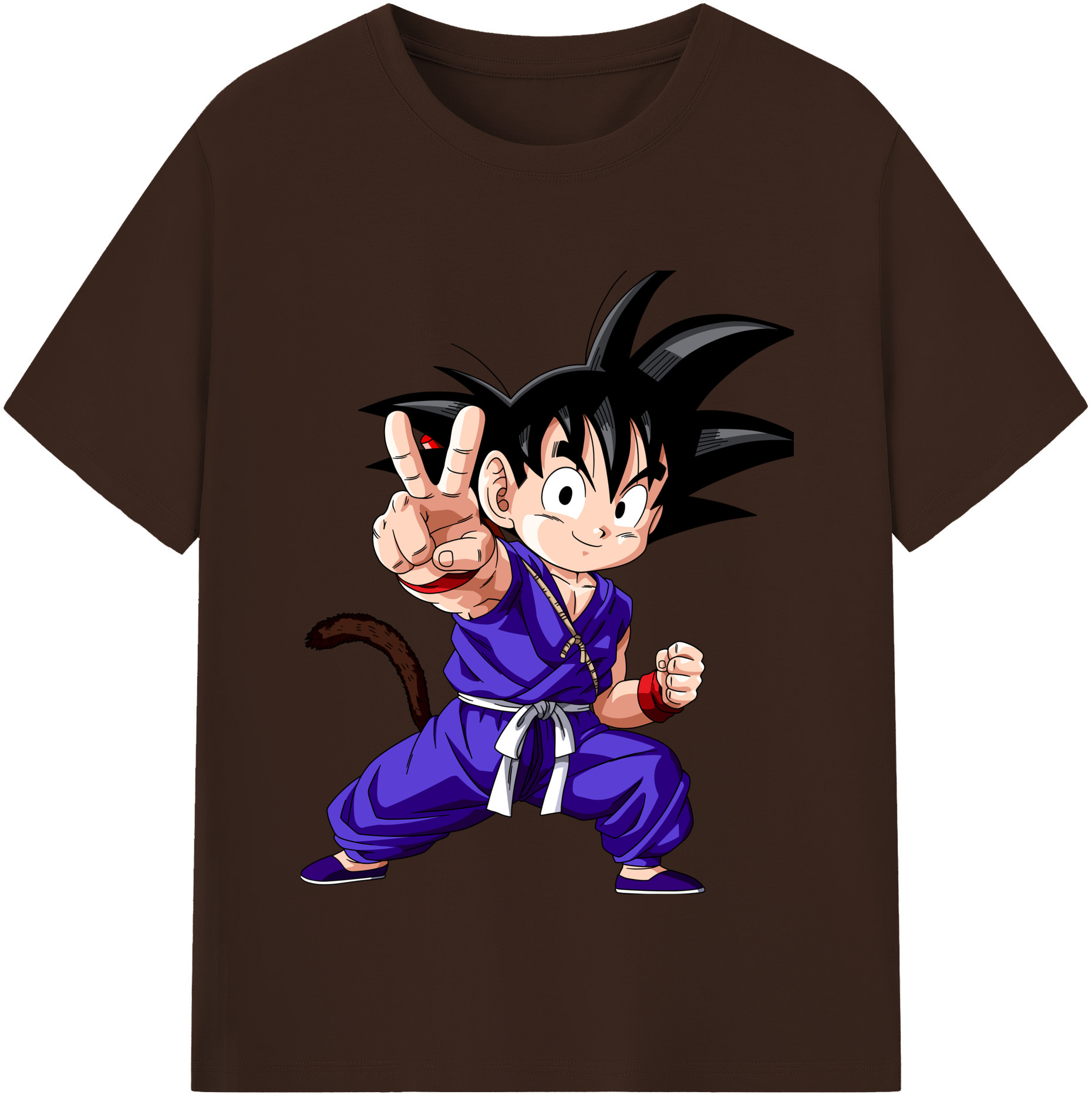 （画像用） ドラゴンボール 孫悟空（そん ごくう）Son Goku カカロット DRAGON BALL Kakarotto 綿100％半袖Tシャツ（フロントプリント）