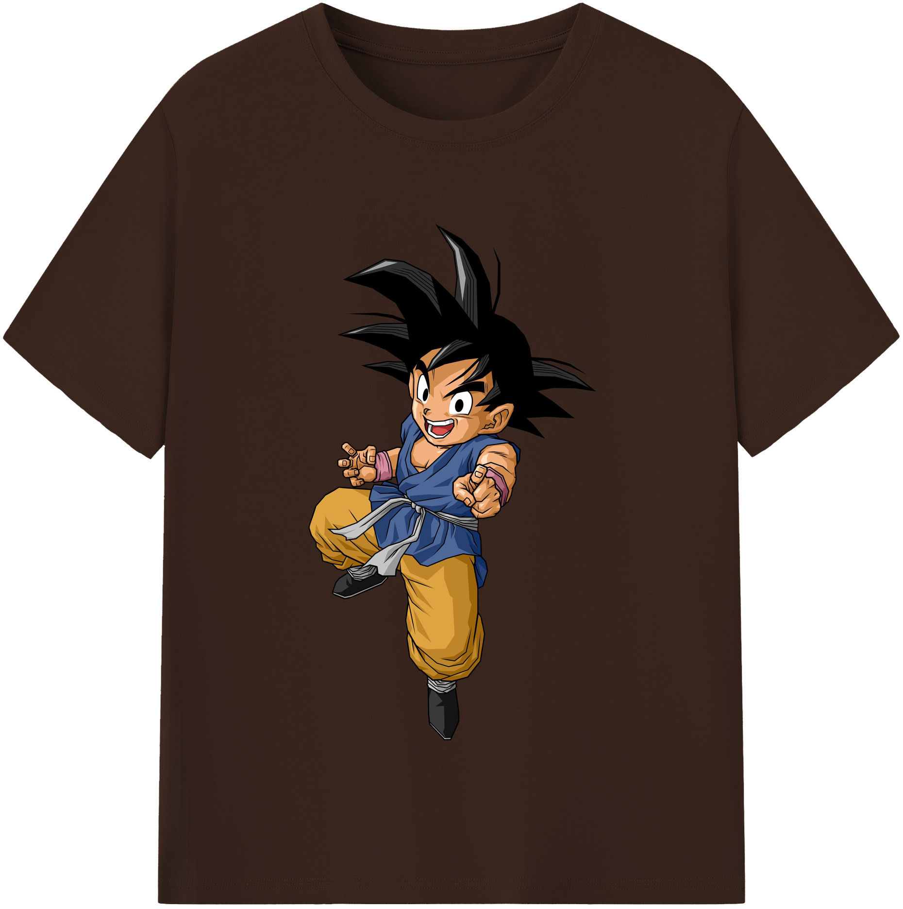 （画像用） ドラゴンボール 孫悟空（そん ごくう）Son Goku カカロット DRAGON BALL Kakarotto 綿100％半袖Tシャツ（フロントプリント）