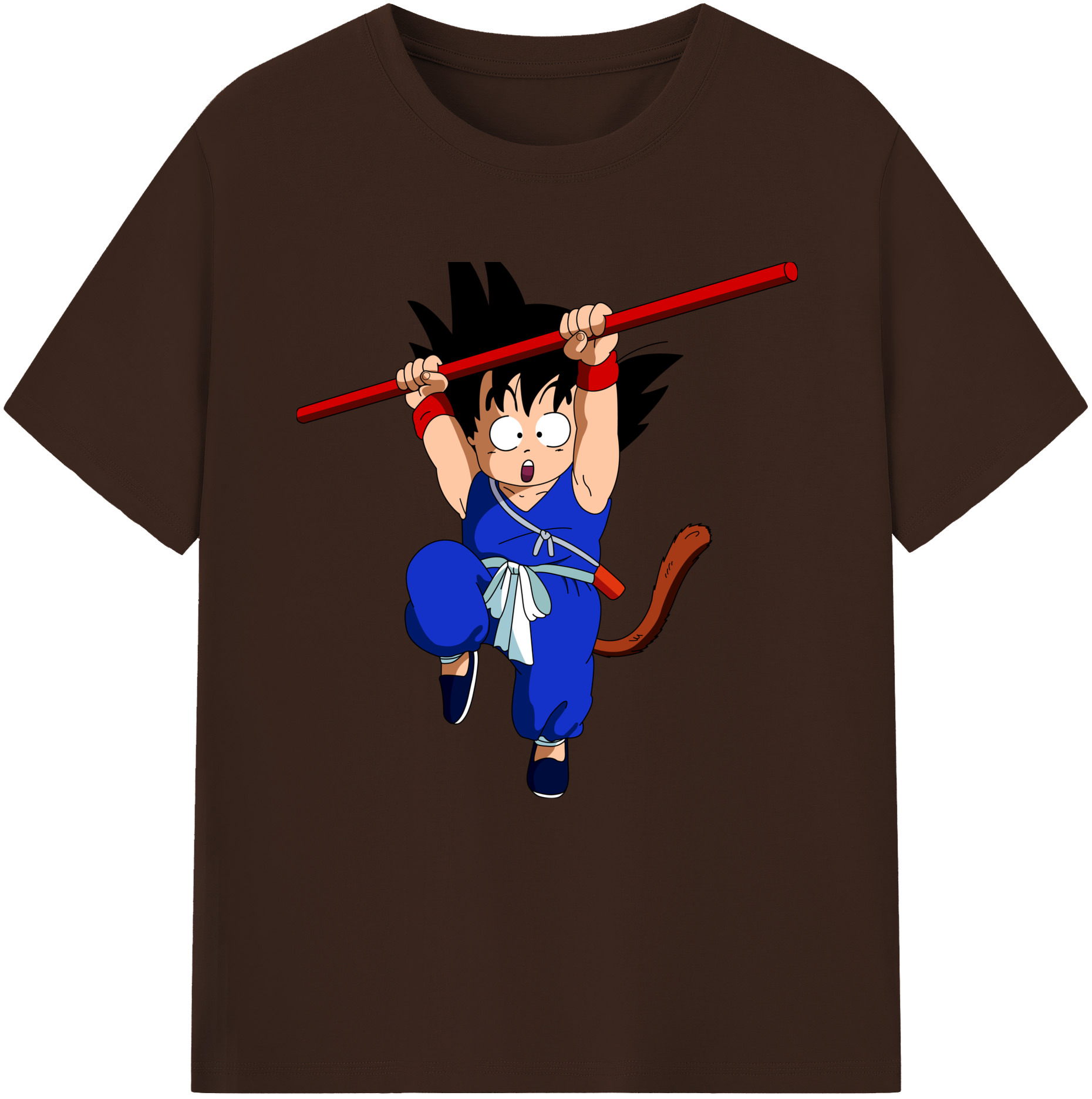 （画像用） ドラゴンボール 孫悟空（そん ごくう）Son Goku カカロット DRAGON BALL Kakarotto 綿100％半袖Tシャツ（フロントプリント）