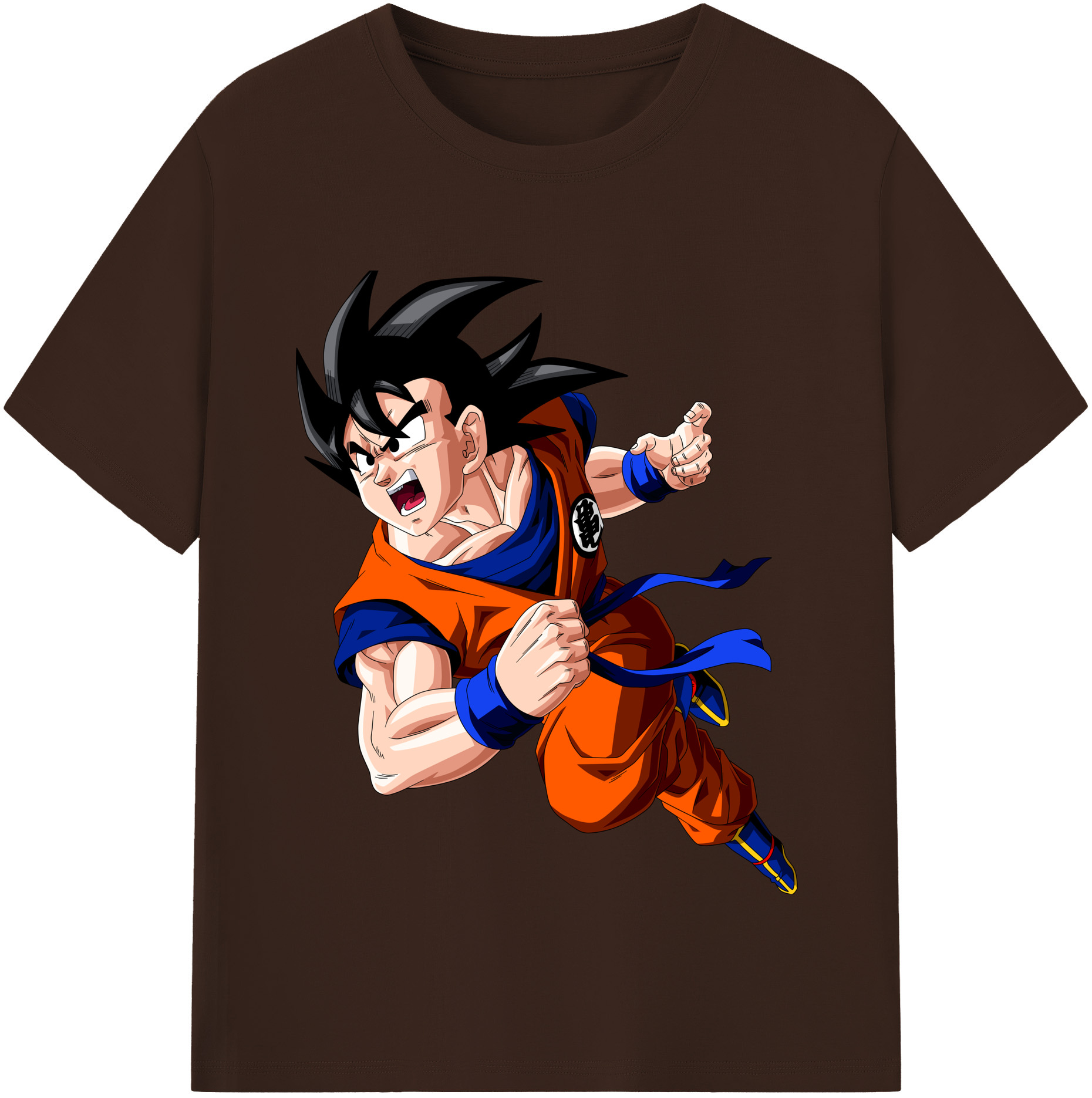 （画像用） ドラゴンボール 孫悟空（そん ごくう）Son Goku カカロット DRAGON BALL Kakarotto 綿100％半袖Tシャツ（フロントプリント）