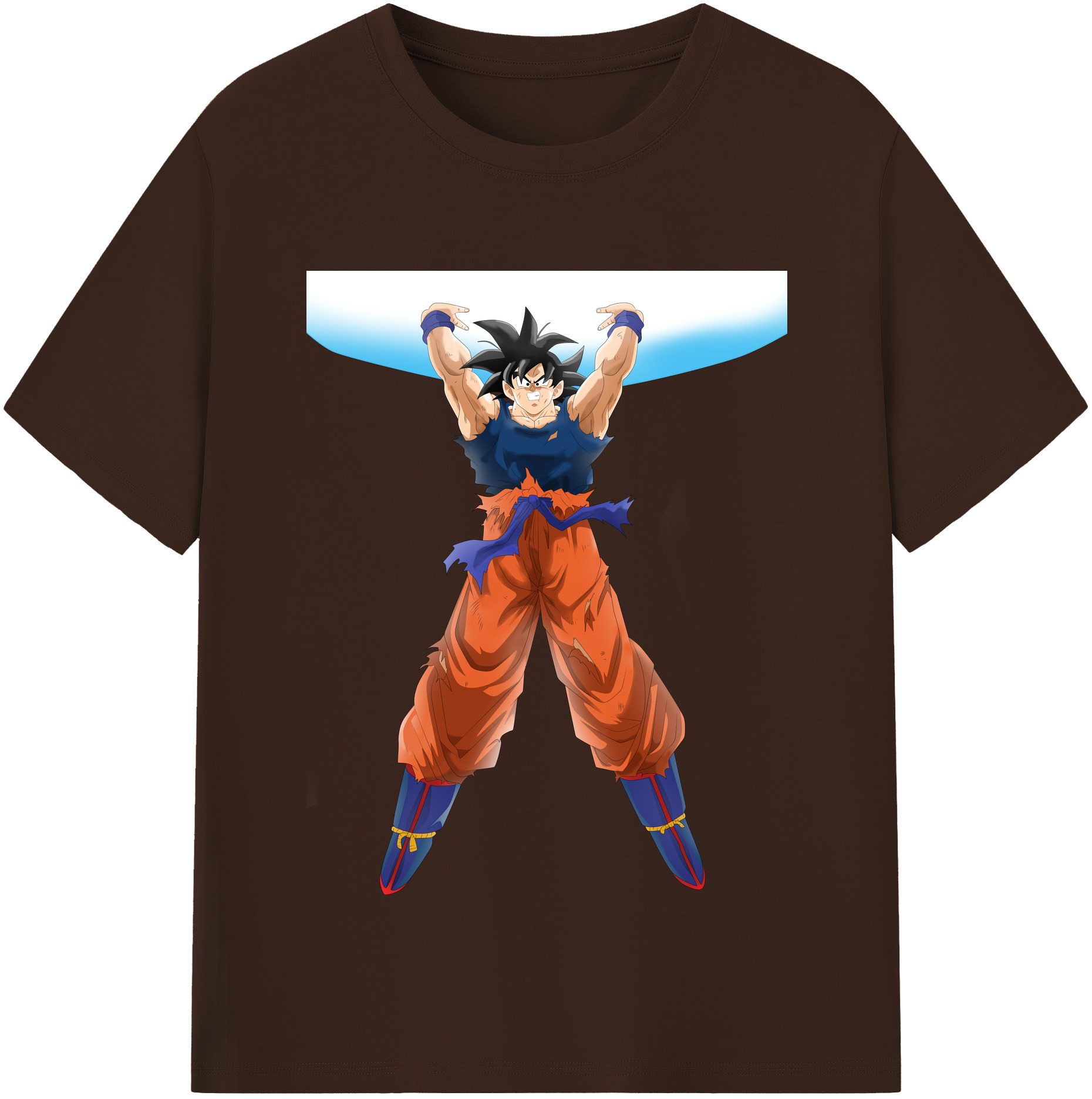 （画像用） ドラゴンボール 孫悟空（そん ごくう）Son Goku カカロット DRAGON BALL Kakarotto 綿100％半袖Tシャツ（フロントプリント）