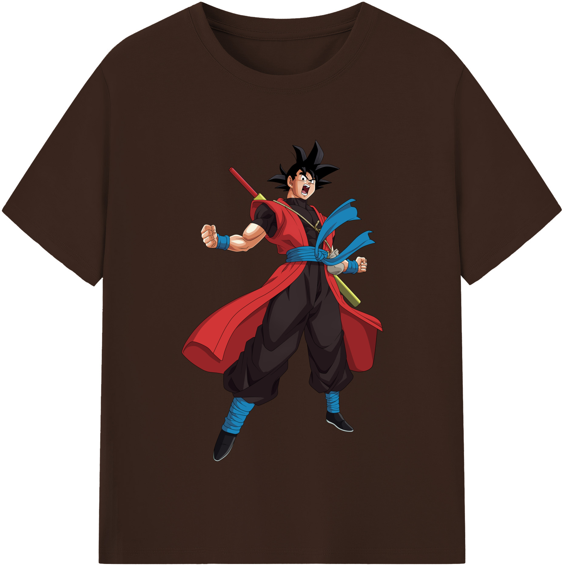 （画像用） ドラゴンボール 孫悟空（そん ごくう）Son Goku カカロット DRAGON BALL Kakarotto 綿100％半袖Tシャツ（フロントプリント）