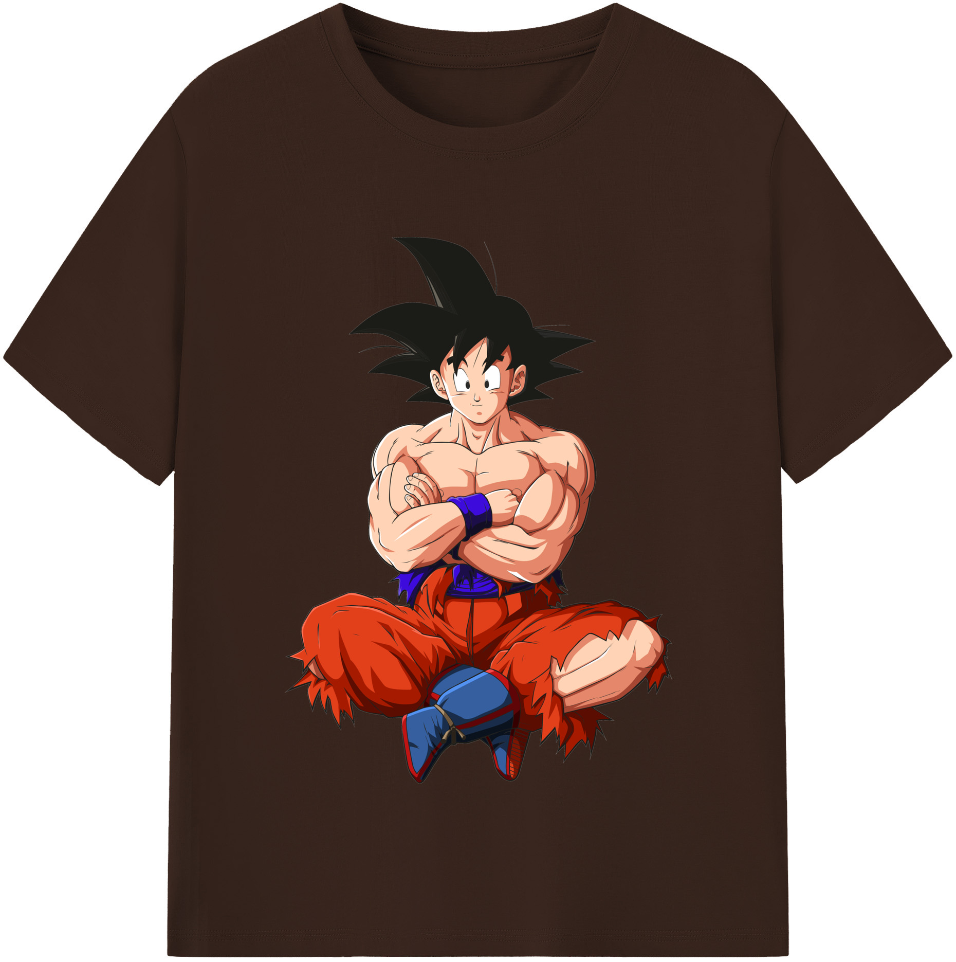 （画像用） ドラゴンボール 孫悟空（そん ごくう）Son Goku カカロット DRAGON BALL Kakarotto 綿100％半袖Tシャツ（フロントプリント）