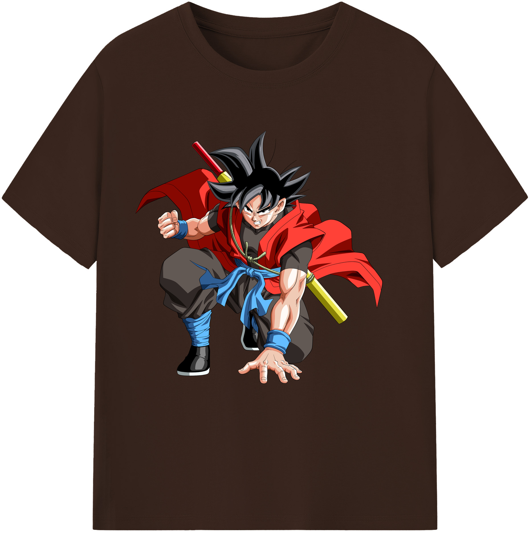（画像用） ドラゴンボール 孫悟空（そん ごくう）Son Goku カカロット DRAGON BALL Kakarotto 綿100％半袖Tシャツ（フロントプリント）
