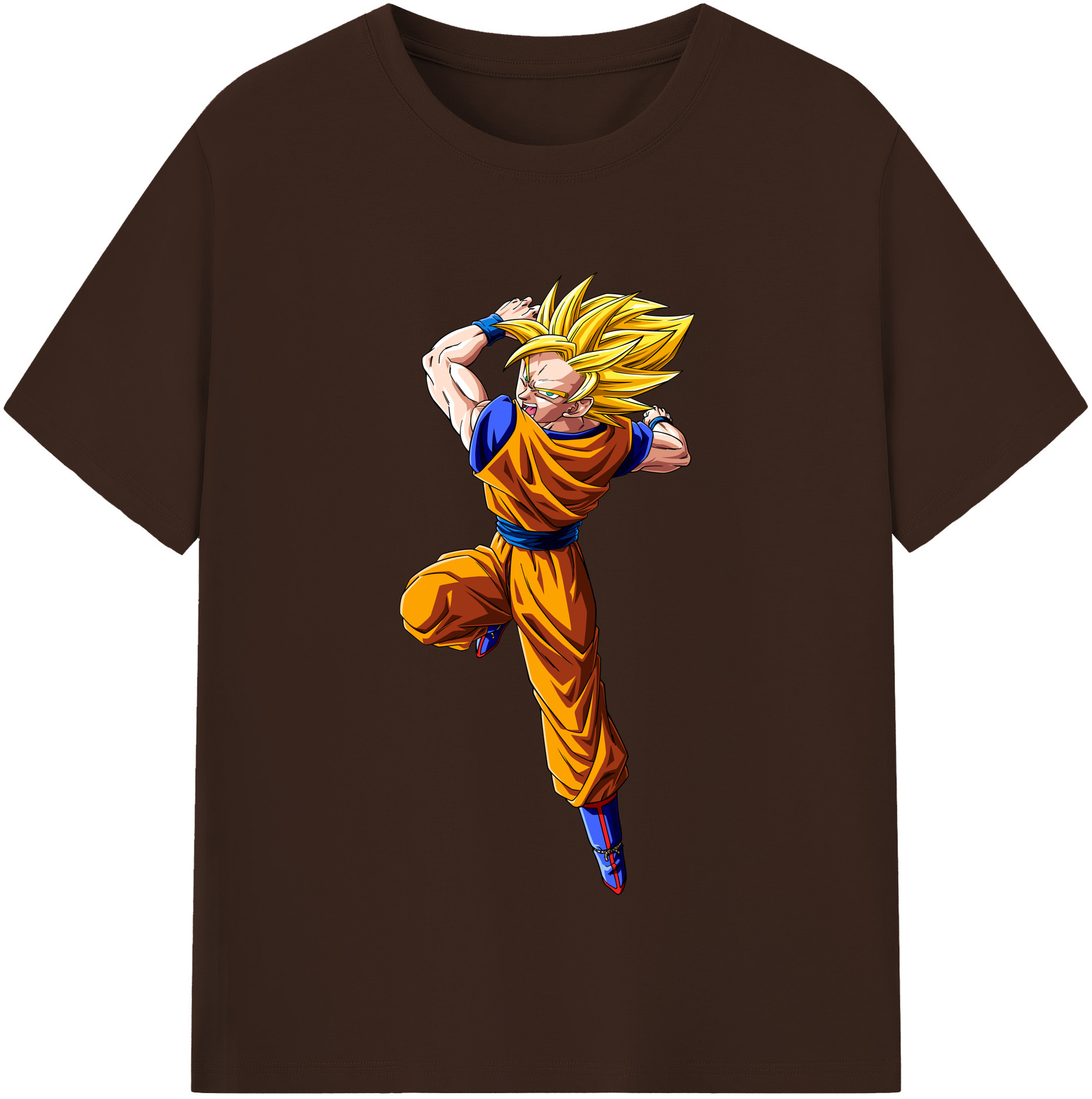 （画像用） ドラゴンボール 孫悟空（そん ごくう）Son Goku カカロット DRAGON BALL Kakarotto 綿100％半袖Tシャツ（フロントプリント）