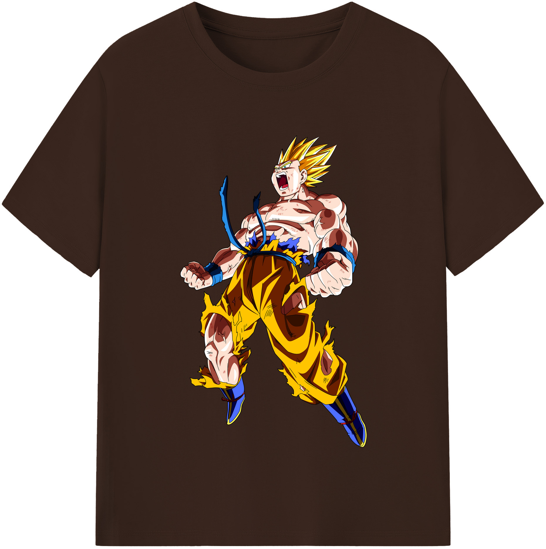 （画像用） ドラゴンボール 孫悟空（そん ごくう）Son Goku カカロット DRAGON BALL Kakarotto 綿100％半袖Tシャツ（フロントプリント）