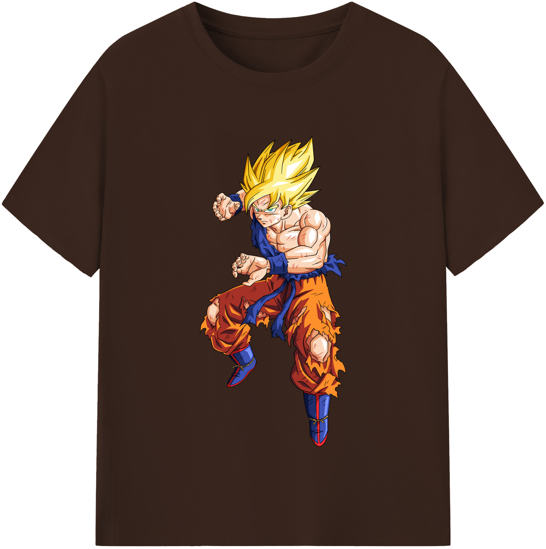 （画像用） ドラゴンボール 孫悟空（そん ごくう）Son Goku カカロット DRAGON BALL Kakarotto 綿100％半袖Tシャツ（フロントプリント）