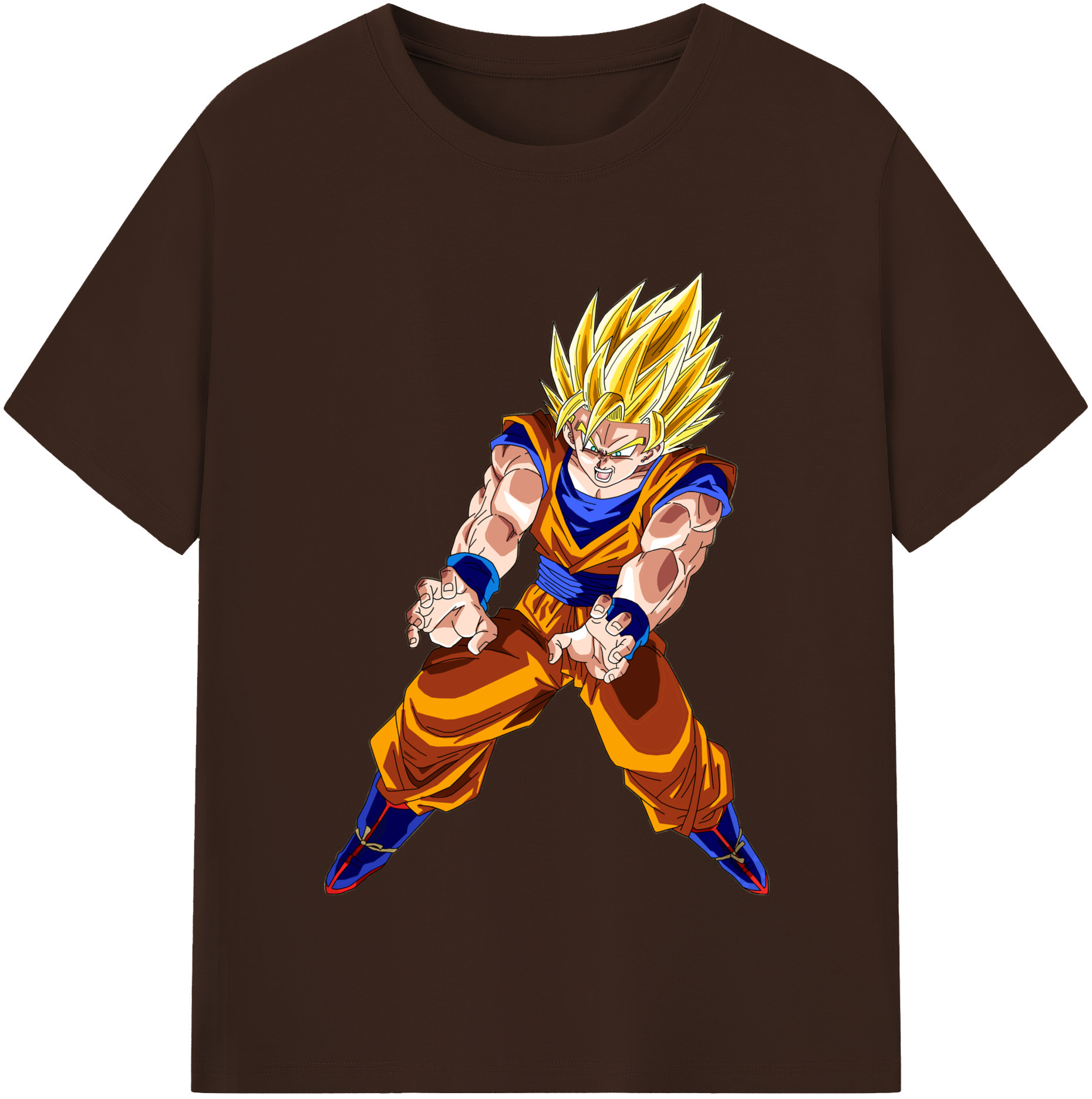 （画像用） ドラゴンボール 孫悟空（そん ごくう）Son Goku カカロット DRAGON BALL Kakarotto 綿100％半袖Tシャツ（フロントプリント）