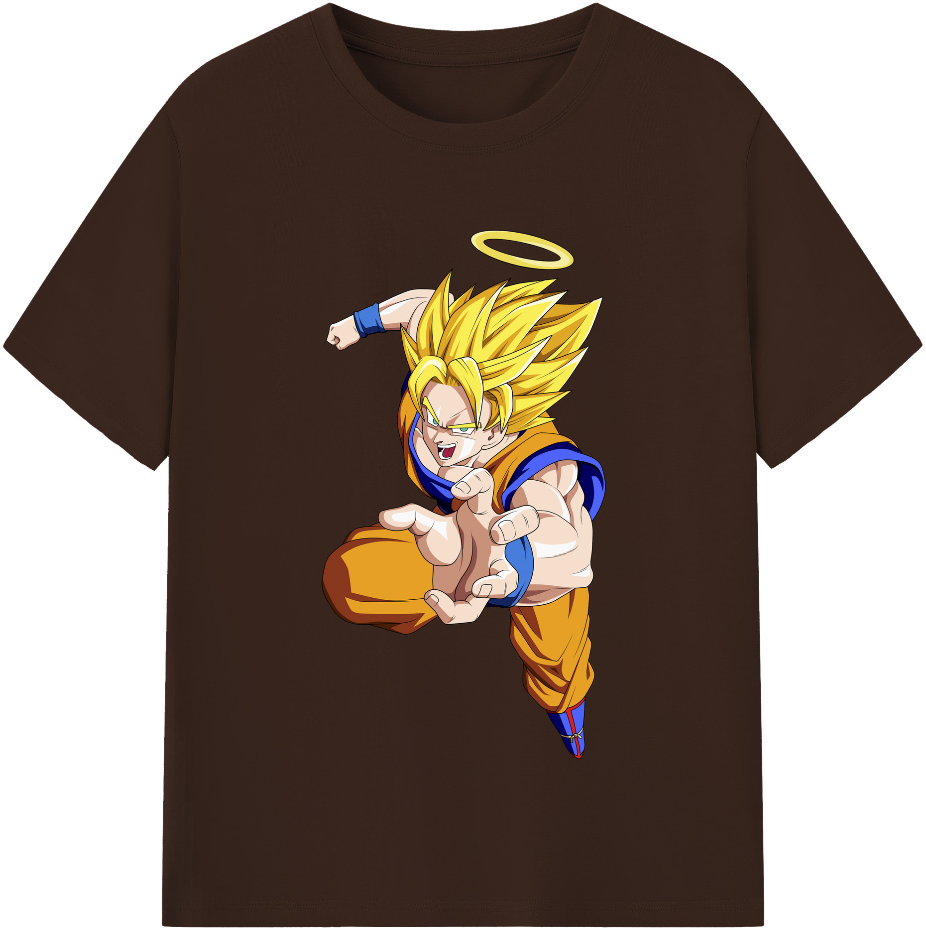 （画像用） ドラゴンボール 孫悟空（そん ごくう）Son Goku カカロット DRAGON BALL Kakarotto 綿100％半袖Tシャツ（フロントプリント）