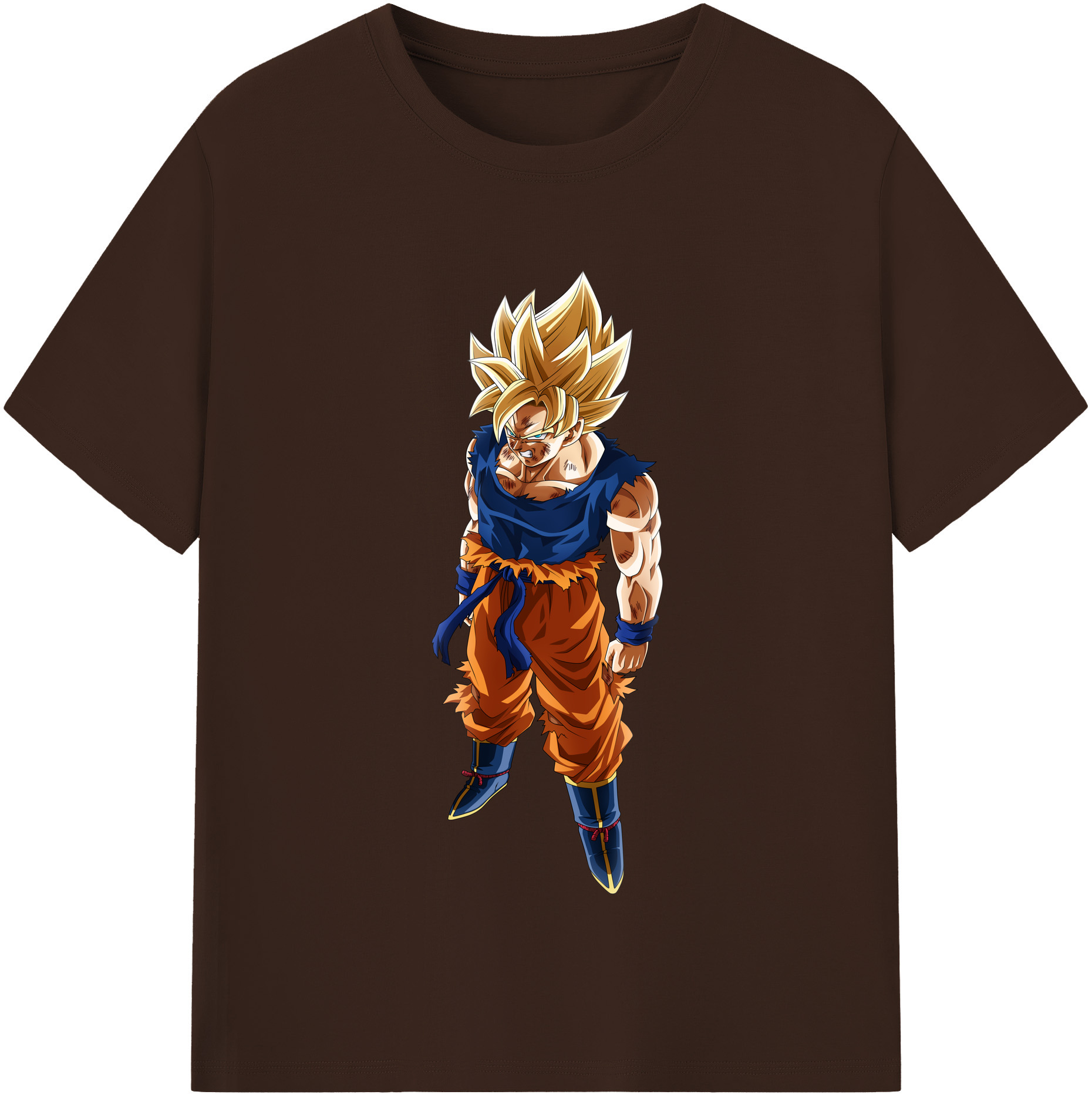 （画像用） ドラゴンボール 孫悟空（そん ごくう）Son Goku カカロット DRAGON BALL Kakarotto 綿100％半袖Tシャツ（フロントプリント）