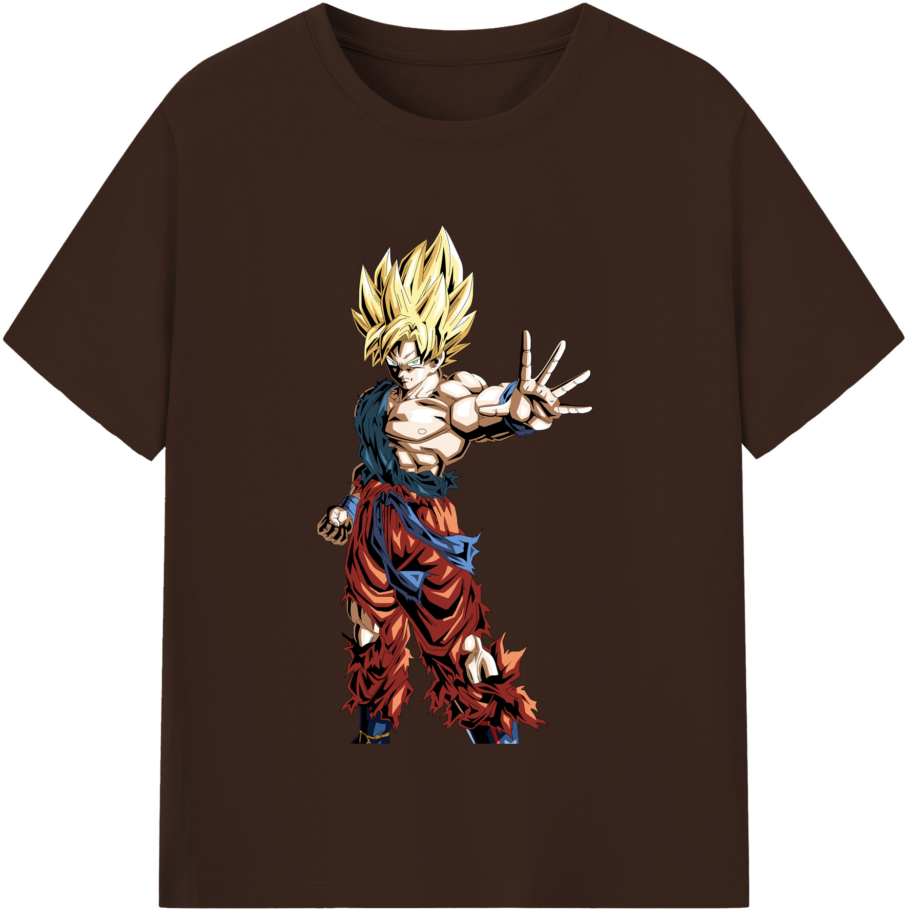 （画像用） ドラゴンボール 孫悟空（そん ごくう）Son Goku カカロット DRAGON BALL Kakarotto 綿100％半袖Tシャツ（フロントプリント）