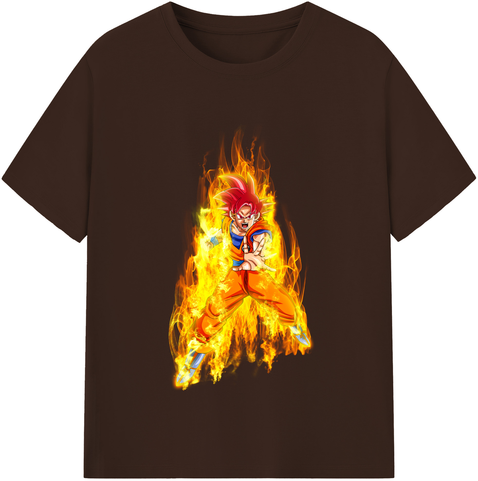 （画像用） ドラゴンボール 孫悟空（そん ごくう）Son Goku カカロット DRAGON BALL Kakarotto 綿100％半袖Tシャツ（フロントプリント）
