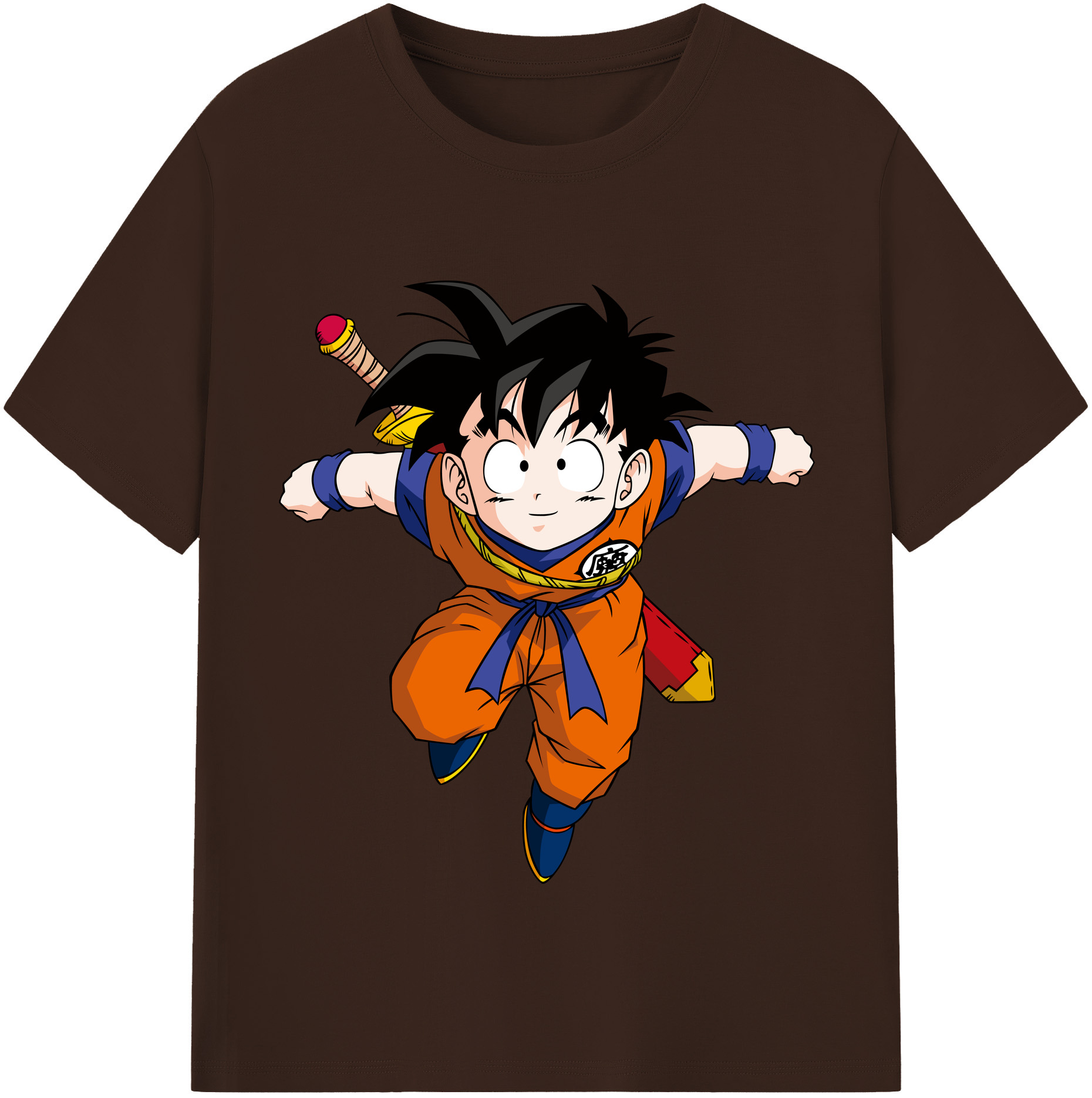（画像用） ドラゴンボール 孫悟空（そん ごくう）Son Goku カカロット DRAGON BALL Kakarotto 綿100％半袖Tシャツ（フロントプリント）