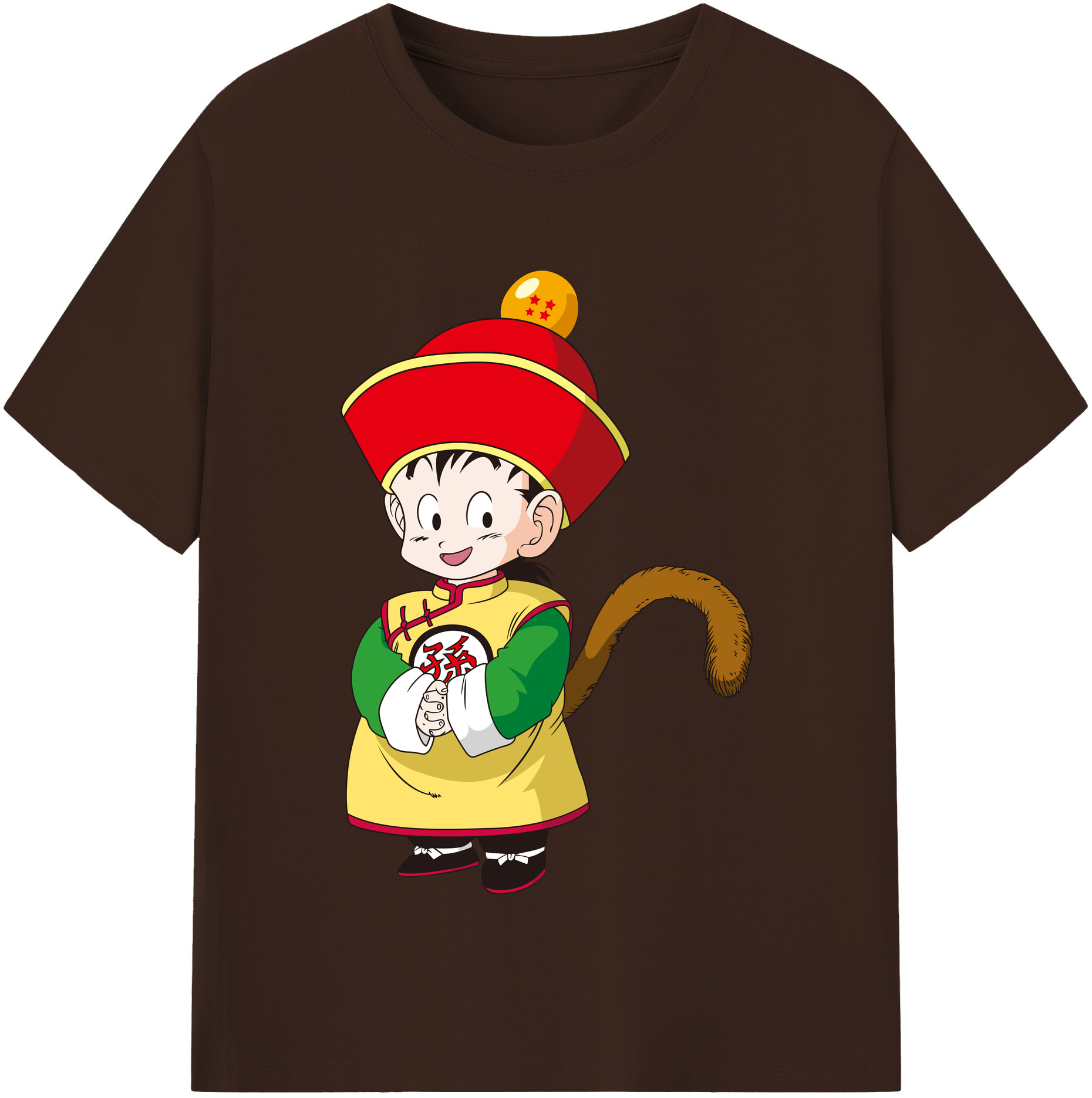 （画像用） ドラゴンボール 孫悟空（そん ごくう）Son Goku カカロット DRAGON BALL Kakarotto 綿100％半袖Tシャツ（フロントプリント）
