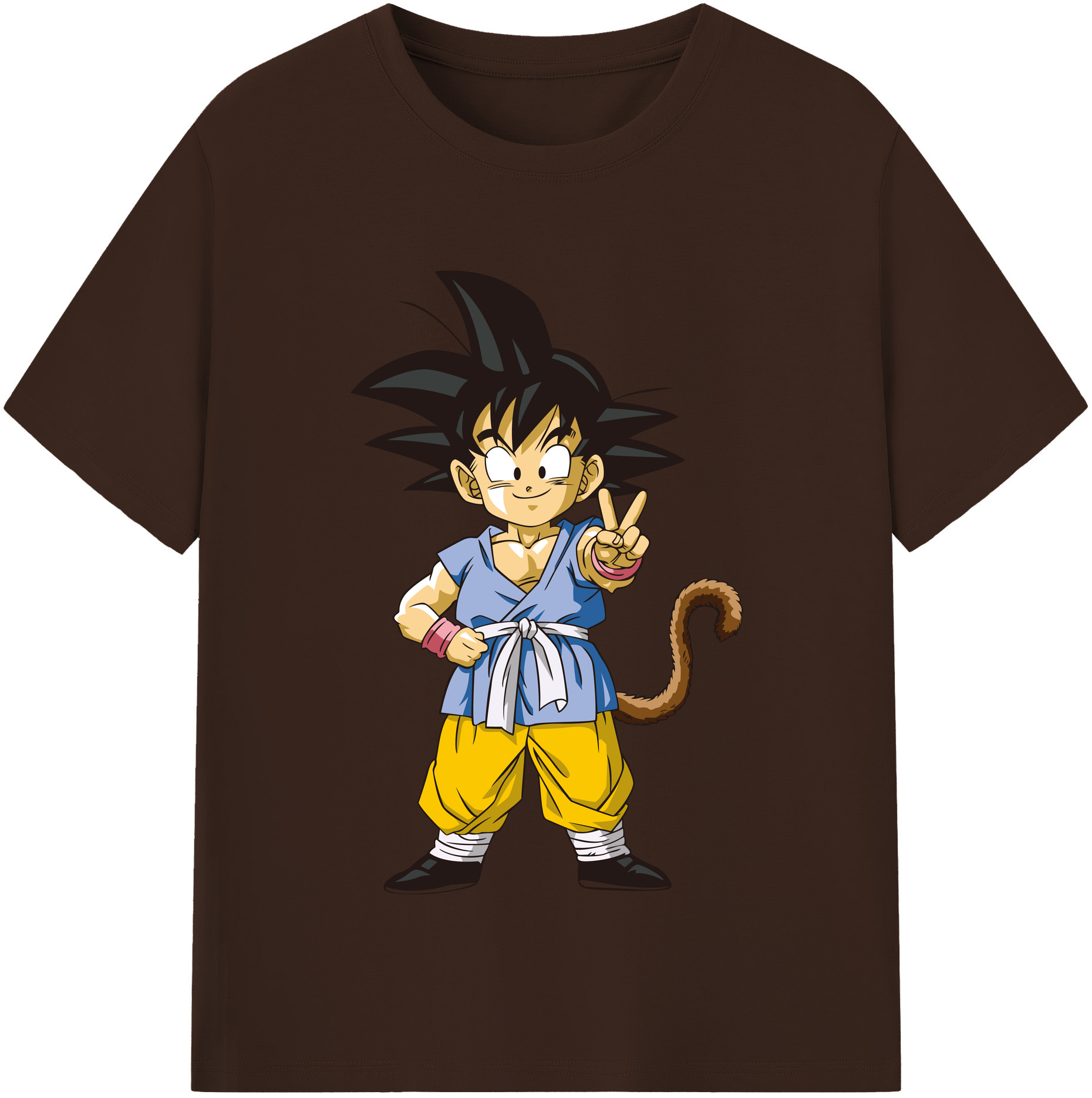 （画像用） ドラゴンボール 孫悟空（そん ごくう）Son Goku カカロット DRAGON BALL Kakarotto 綿100％半袖Tシャツ（フロントプリント）