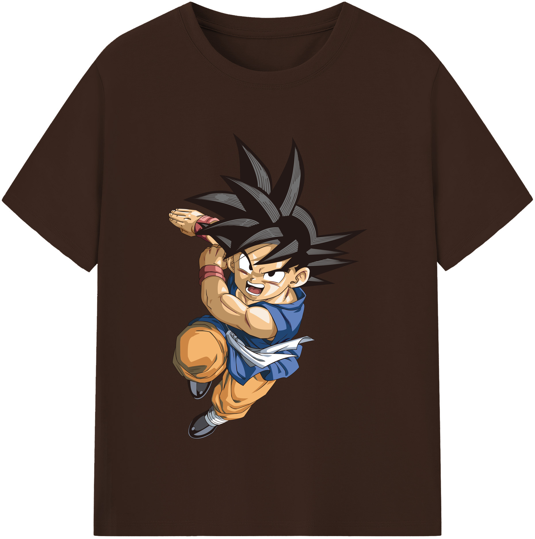 （画像用） ドラゴンボール 孫悟空（そん ごくう）Son Goku カカロット DRAGON BALL Kakarotto 綿100％半袖Tシャツ（フロントプリント）