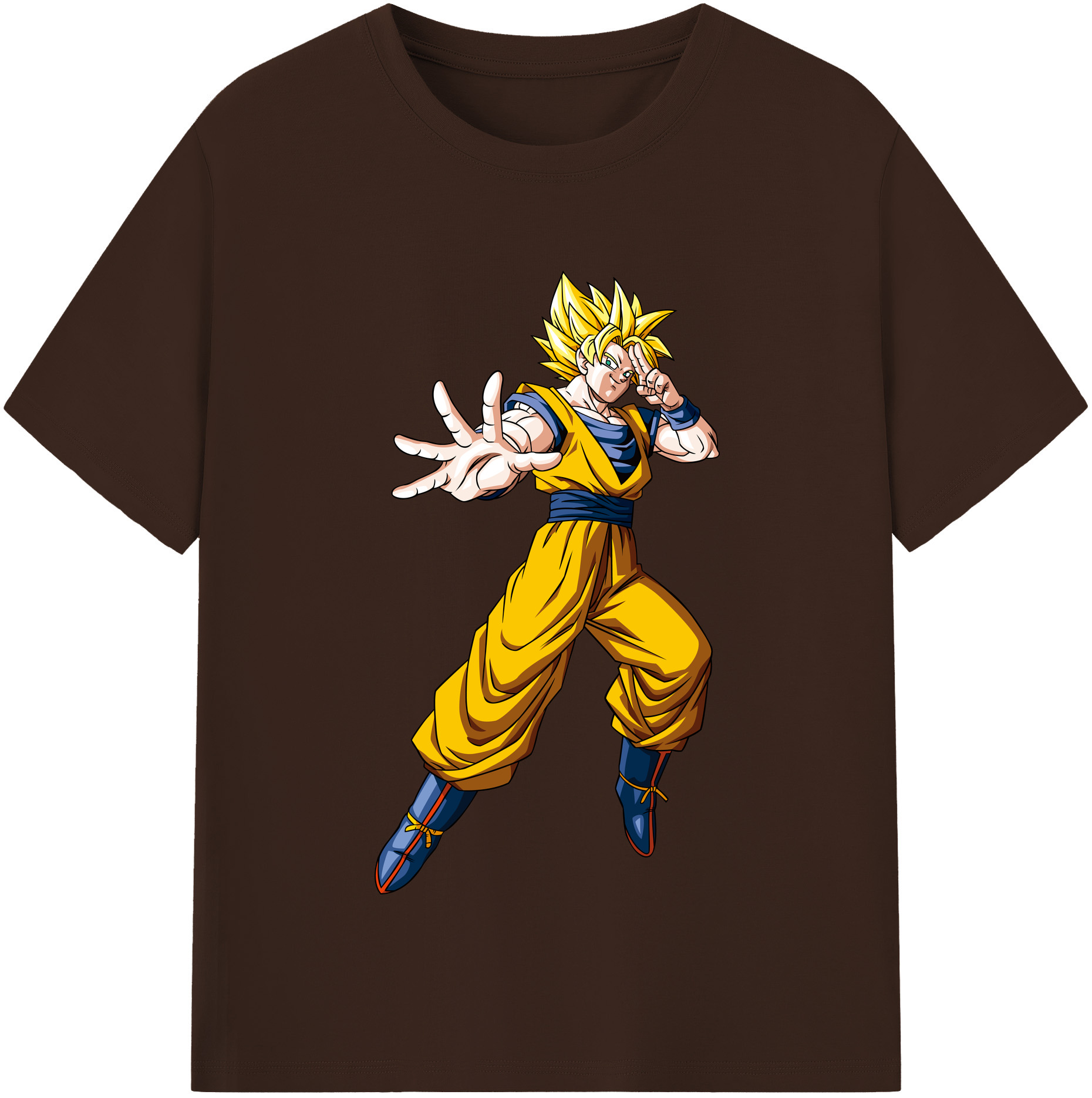 （画像用） ドラゴンボール 孫悟空（そん ごくう）Son Goku カカロット DRAGON BALL Kakarotto 綿100％半袖Tシャツ（フロントプリント）