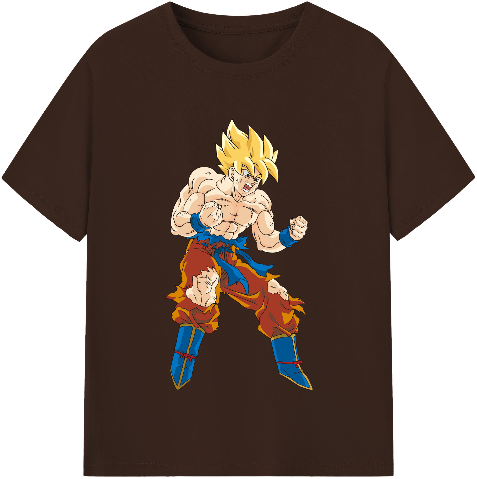 （画像用） ドラゴンボール 孫悟空（そん ごくう）Son Goku カカロット DRAGON BALL Kakarotto 綿100％半袖Tシャツ（フロントプリント）