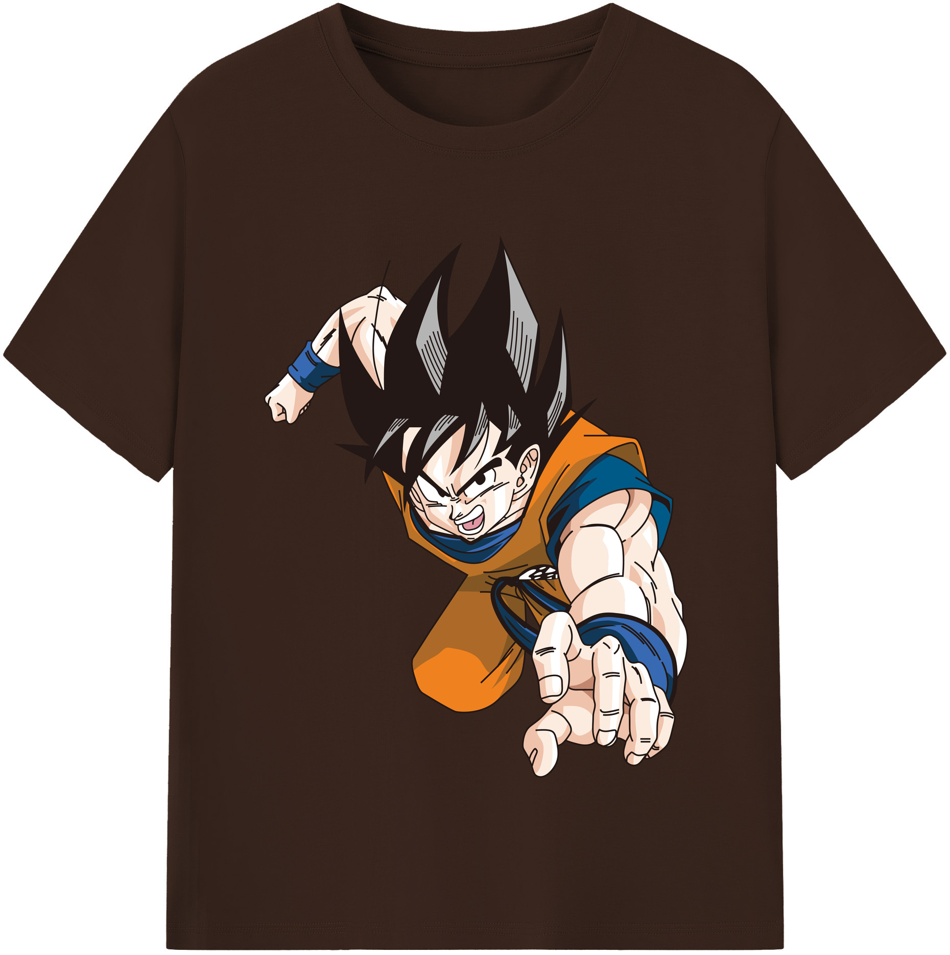 （画像用） ドラゴンボール 孫悟空（そん ごくう）Son Goku カカロット DRAGON BALL Kakarotto 綿100％半袖Tシャツ（フロントプリント）