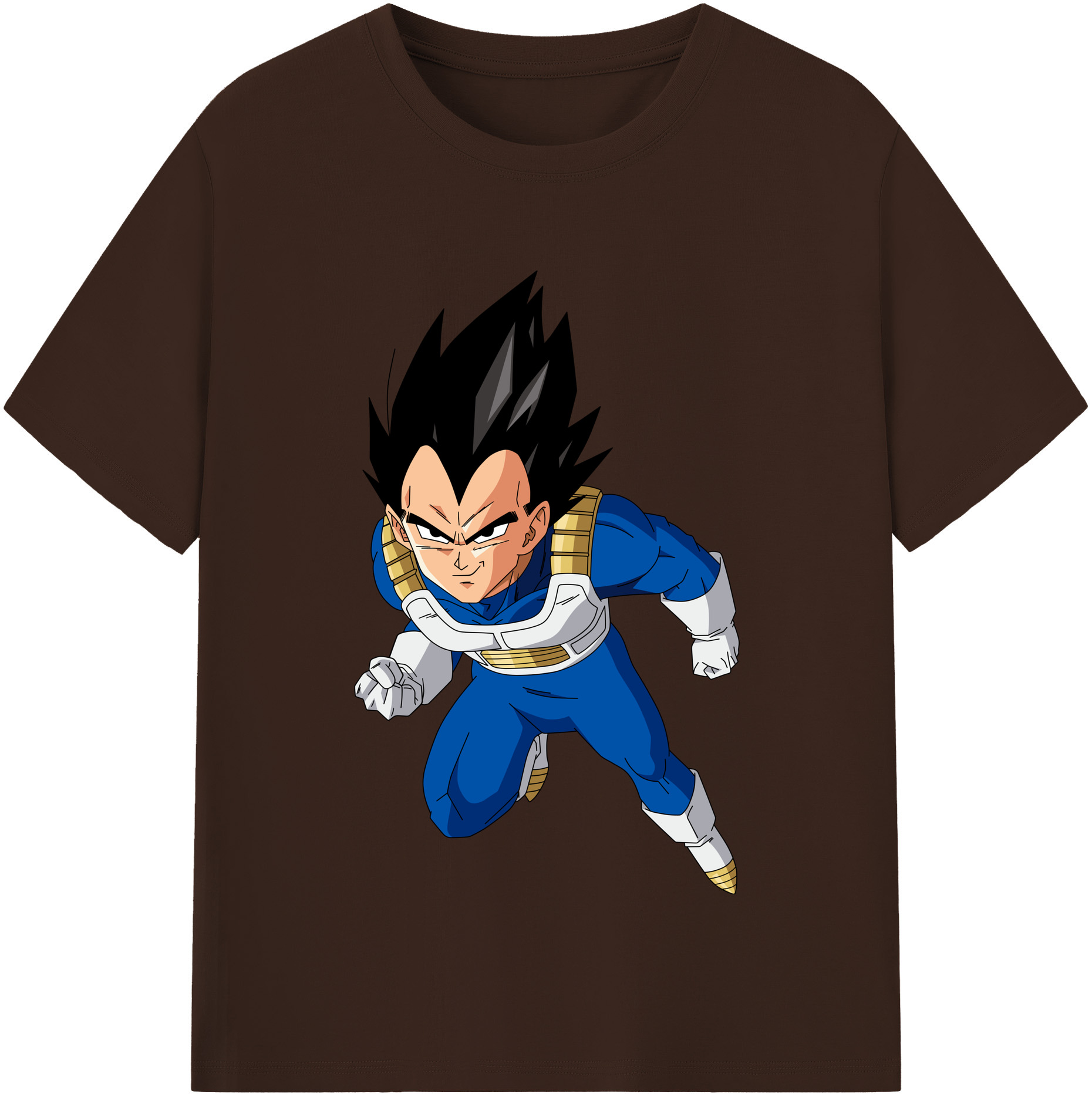 （画像用） ドラゴンボール ベジータ四世（Bejīta Yonsei）DRAGON BALL Vegeta IV 綿100％半袖Tシャツ（フロントプリント）