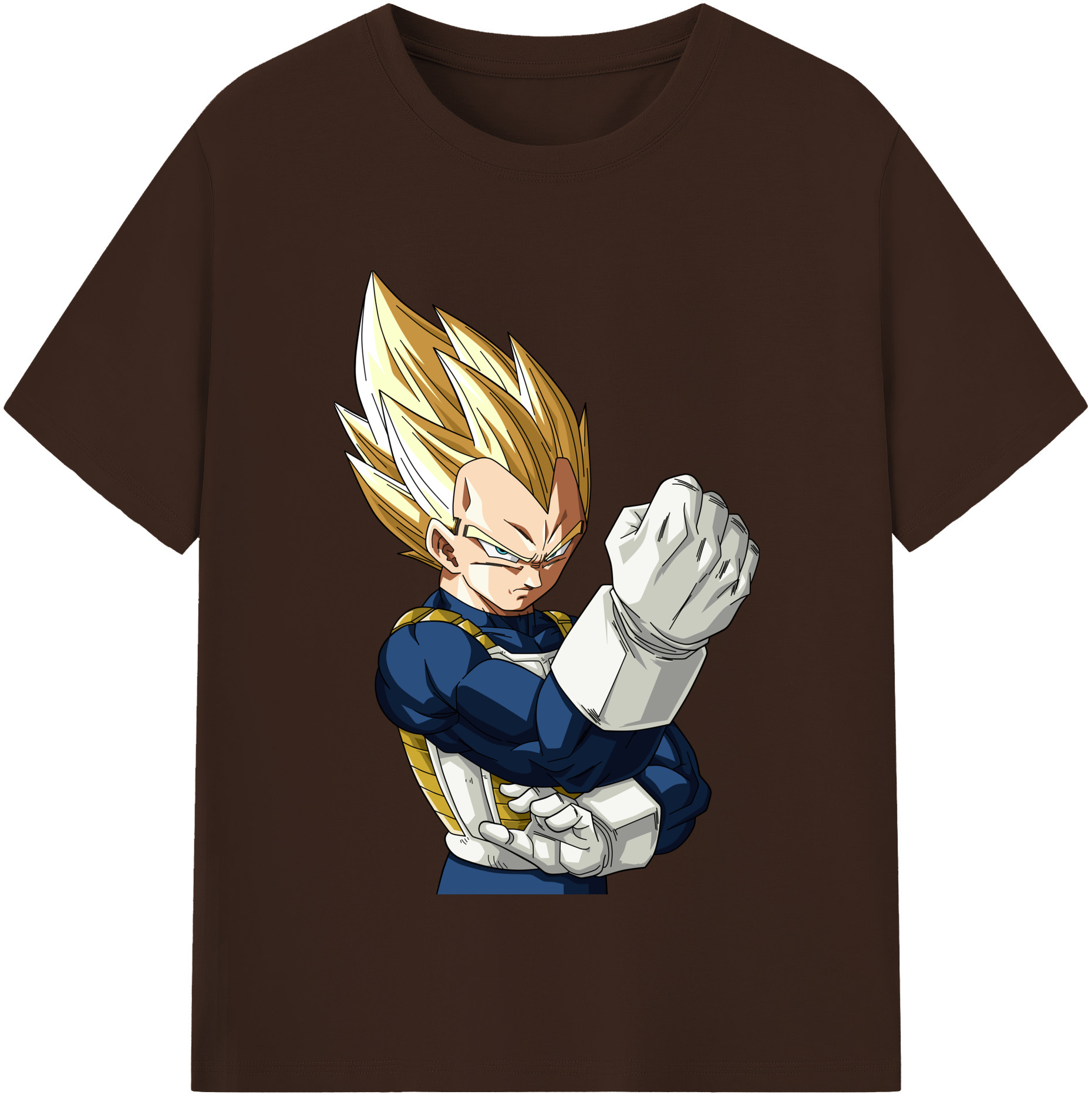 （画像用） ドラゴンボール ベジータ四世（Bejīta Yonsei）DRAGON BALL Vegeta IV 綿100％半袖Tシャツ（フロントプリント）