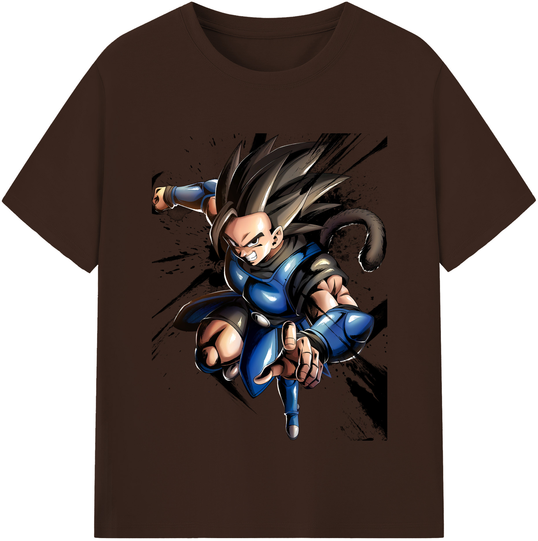 （画像用） ドラゴンボール ベジータ四世（Bejīta Yonsei）DRAGON BALL Vegeta IV 綿100％半袖Tシャツ（フロントプリント）