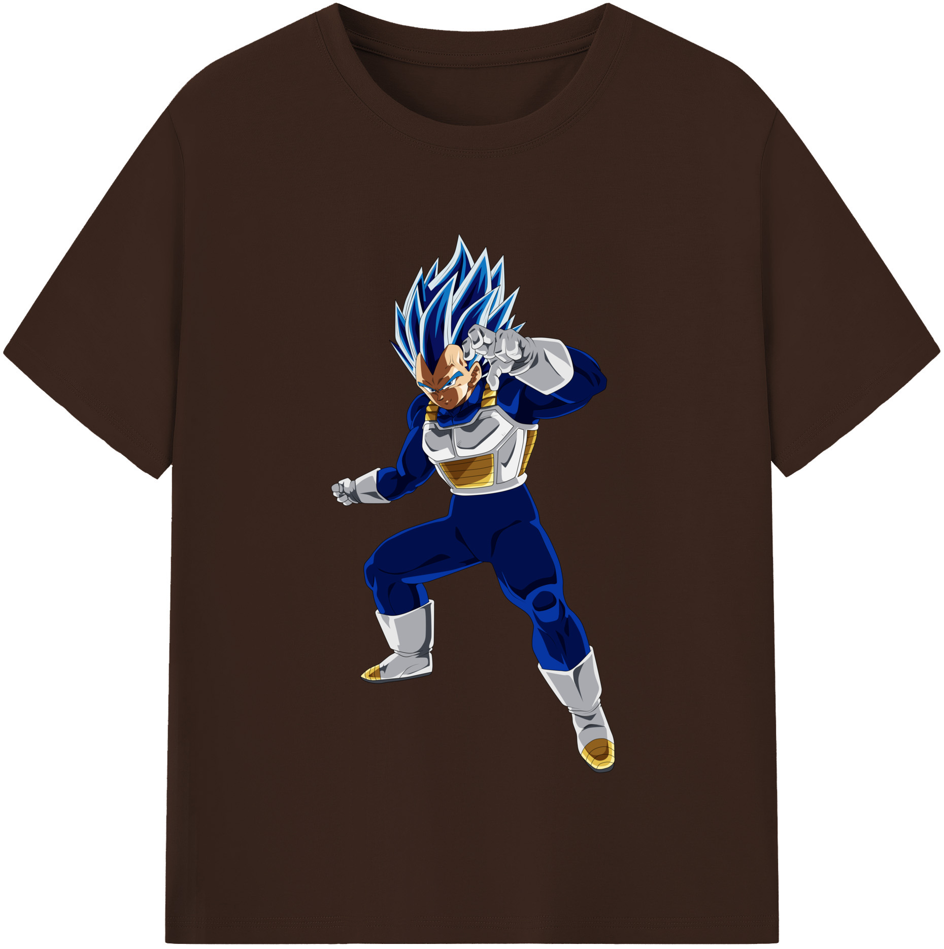（画像用） ドラゴンボール ベジータ四世（Bejīta Yonsei）DRAGON BALL Vegeta IV 綿100％半袖Tシャツ（フロントプリント）