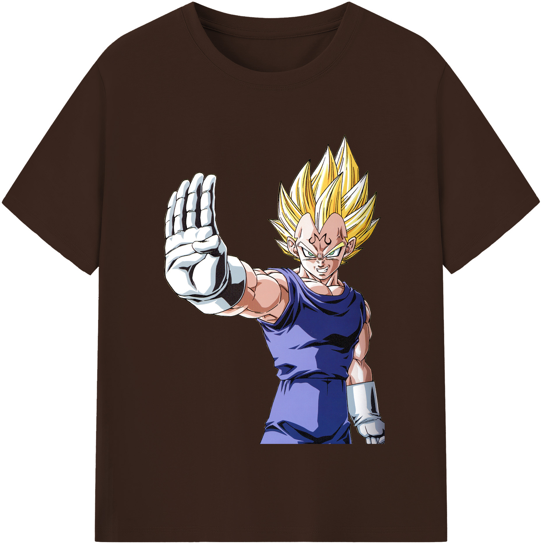 （画像用） ドラゴンボール ベジータ四世（Bejīta Yonsei）DRAGON BALL Vegeta IV 綿100％半袖Tシャツ（フロントプリント）