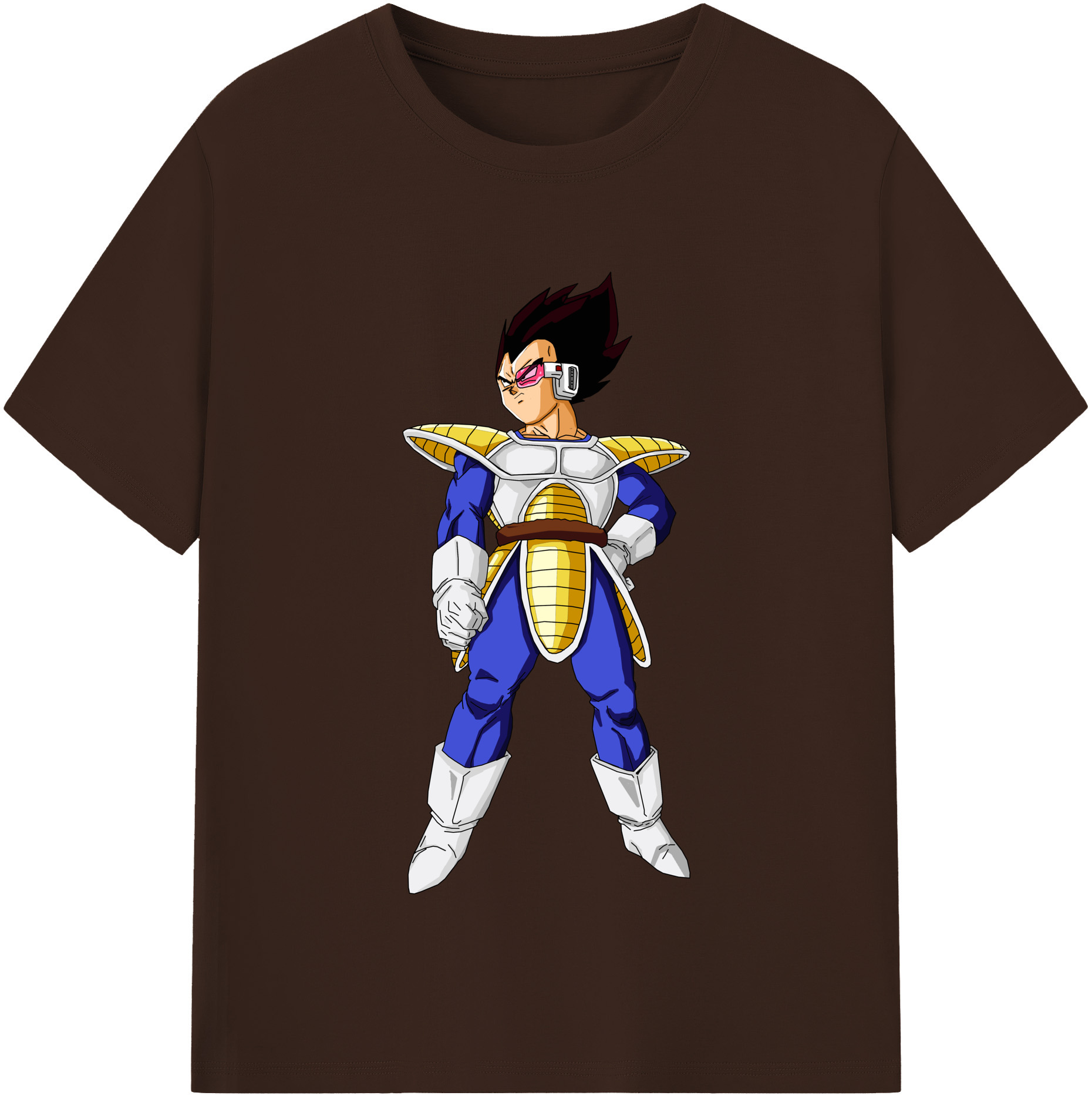 （画像用） ドラゴンボール ベジータ四世（Bejīta Yonsei）DRAGON BALL Vegeta IV 綿100％半袖Tシャツ（フロントプリント）