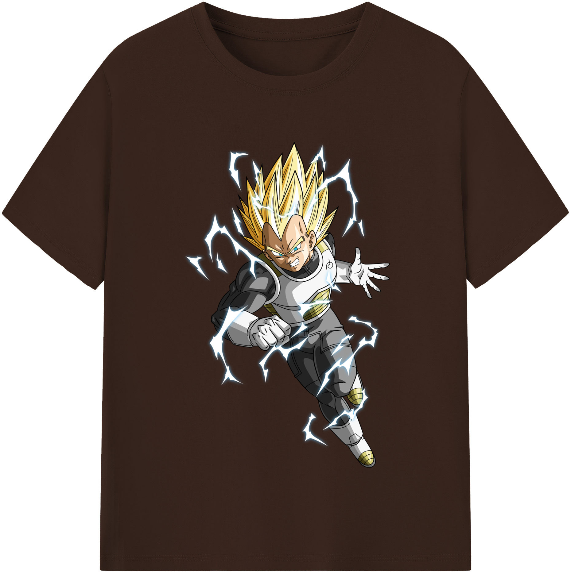（画像用） ドラゴンボール ベジータ四世（Bejīta Yonsei）DRAGON BALL Vegeta IV 綿100％半袖Tシャツ（フロントプリント）
