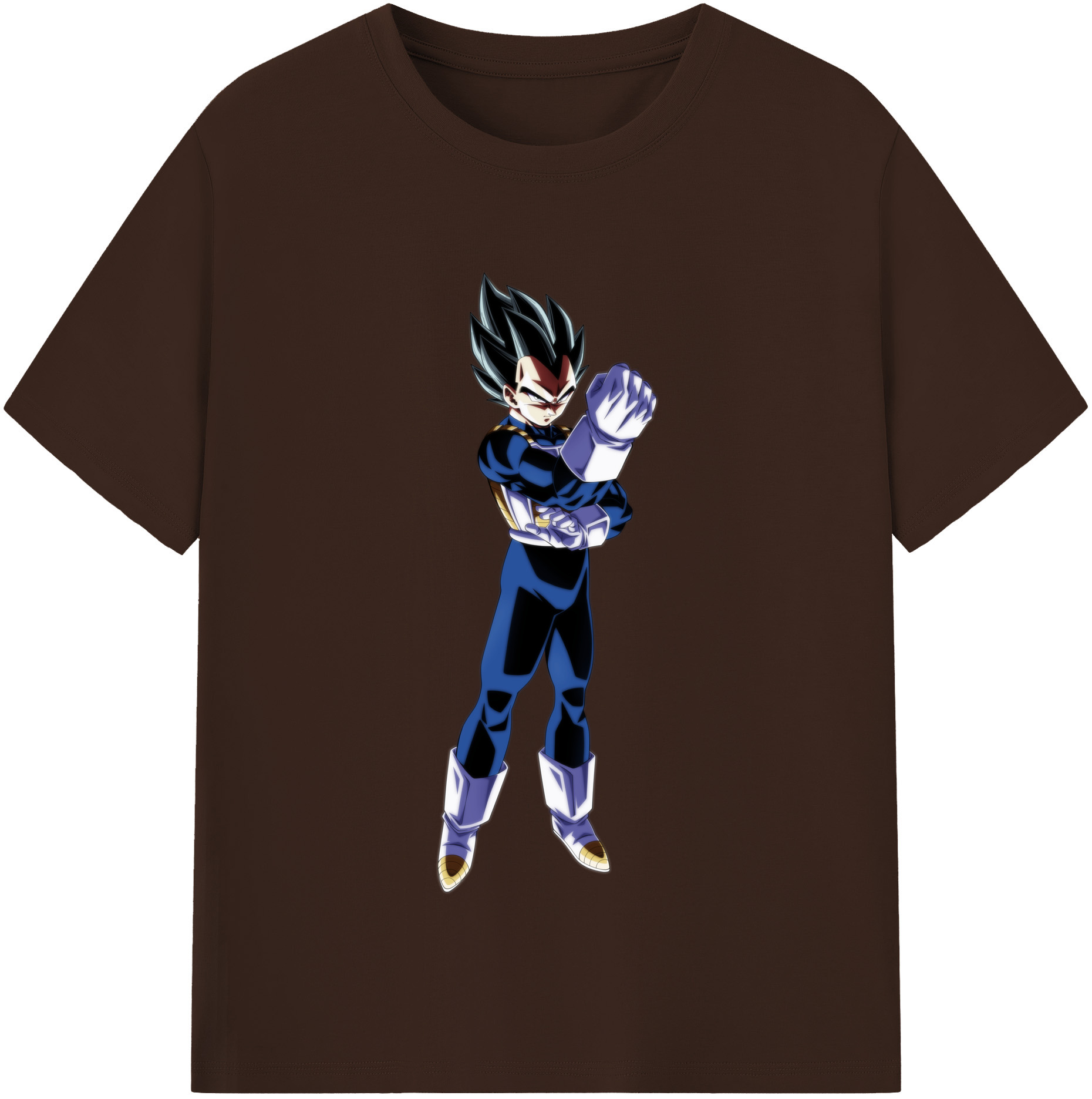 （画像用） ドラゴンボール ベジータ四世（Bejīta Yonsei）DRAGON BALL Vegeta IV 綿100％半袖Tシャツ（フロントプリント）