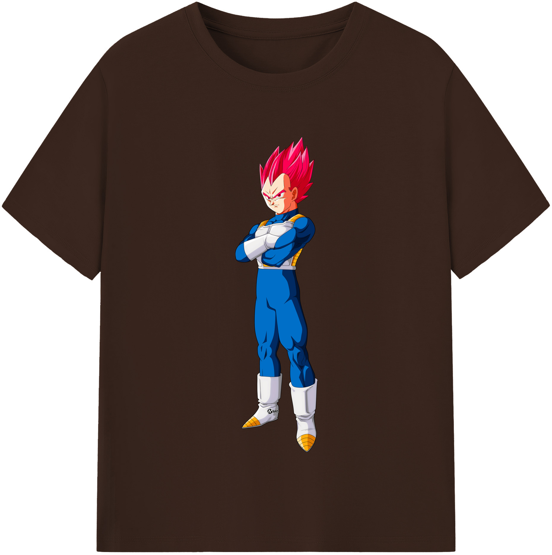 （画像用） ドラゴンボール ベジータ四世（Bejīta Yonsei）DRAGON BALL Vegeta IV 綿100％半袖Tシャツ（フロントプリント）