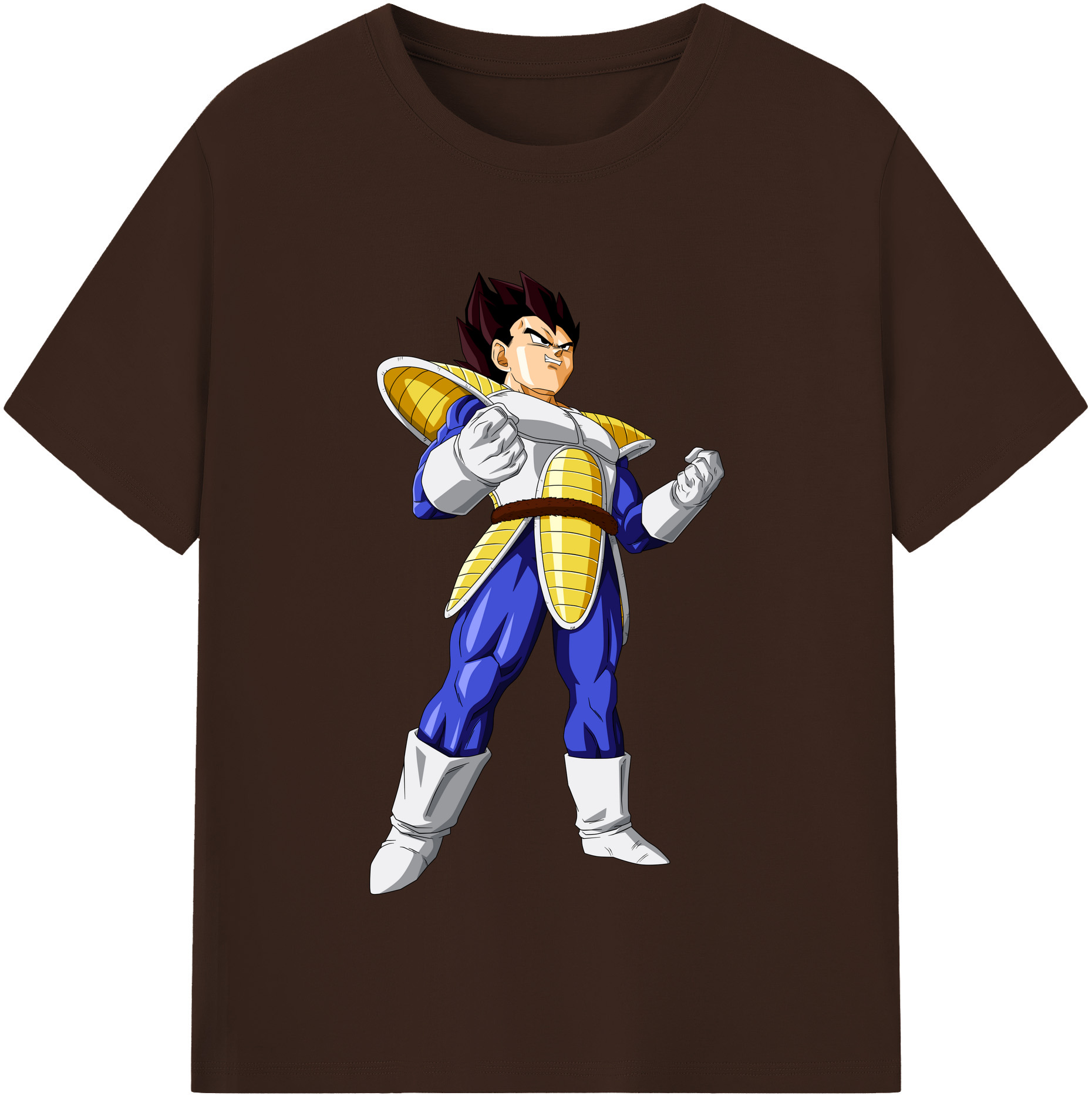 （画像用） ドラゴンボール ベジータ四世（Bejīta Yonsei）DRAGON BALL Vegeta IV 綿100％半袖Tシャツ（フロントプリント）
