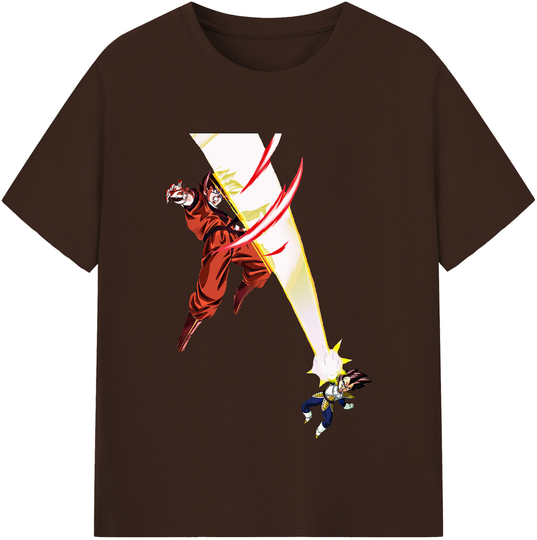 （画像用） ドラゴンボール ベジータ四世（Bejīta Yonsei）DRAGON BALL Vegeta IV 綿100％半袖Tシャツ（フロントプリント）