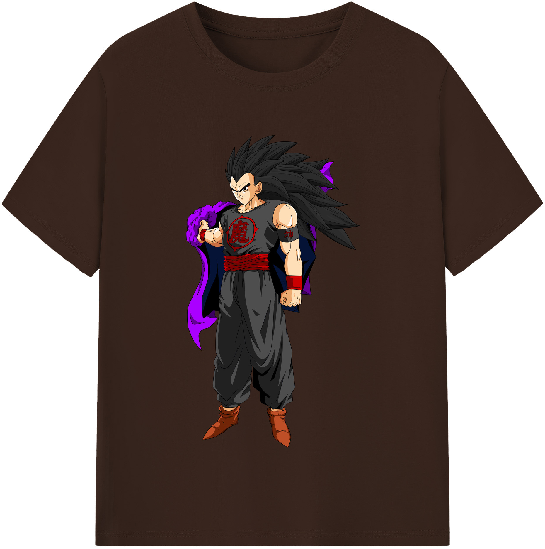 （画像用） ドラゴンボール ベジータ四世（Bejīta Yonsei）DRAGON BALL Vegeta IV 綿100％半袖Tシャツ（フロントプリント）
