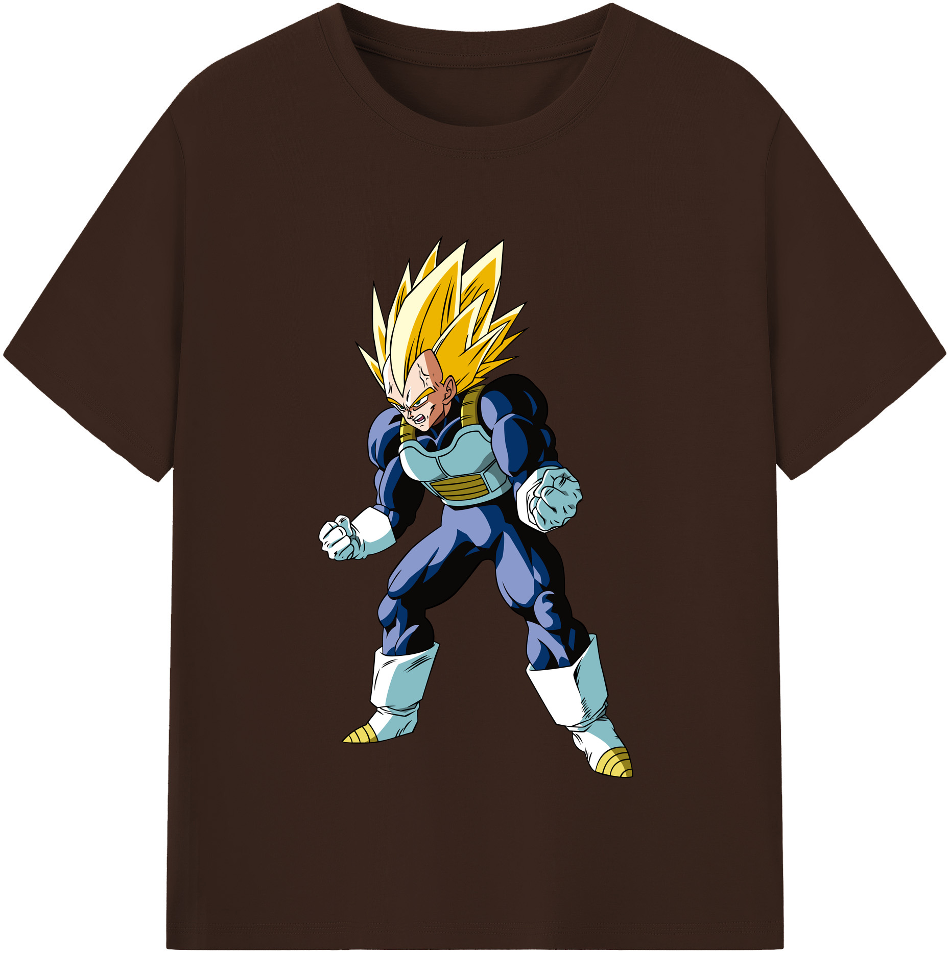 （画像用） ドラゴンボール ベジータ四世（Bejīta Yonsei）DRAGON BALL Vegeta IV 綿100％半袖Tシャツ（フロントプリント）