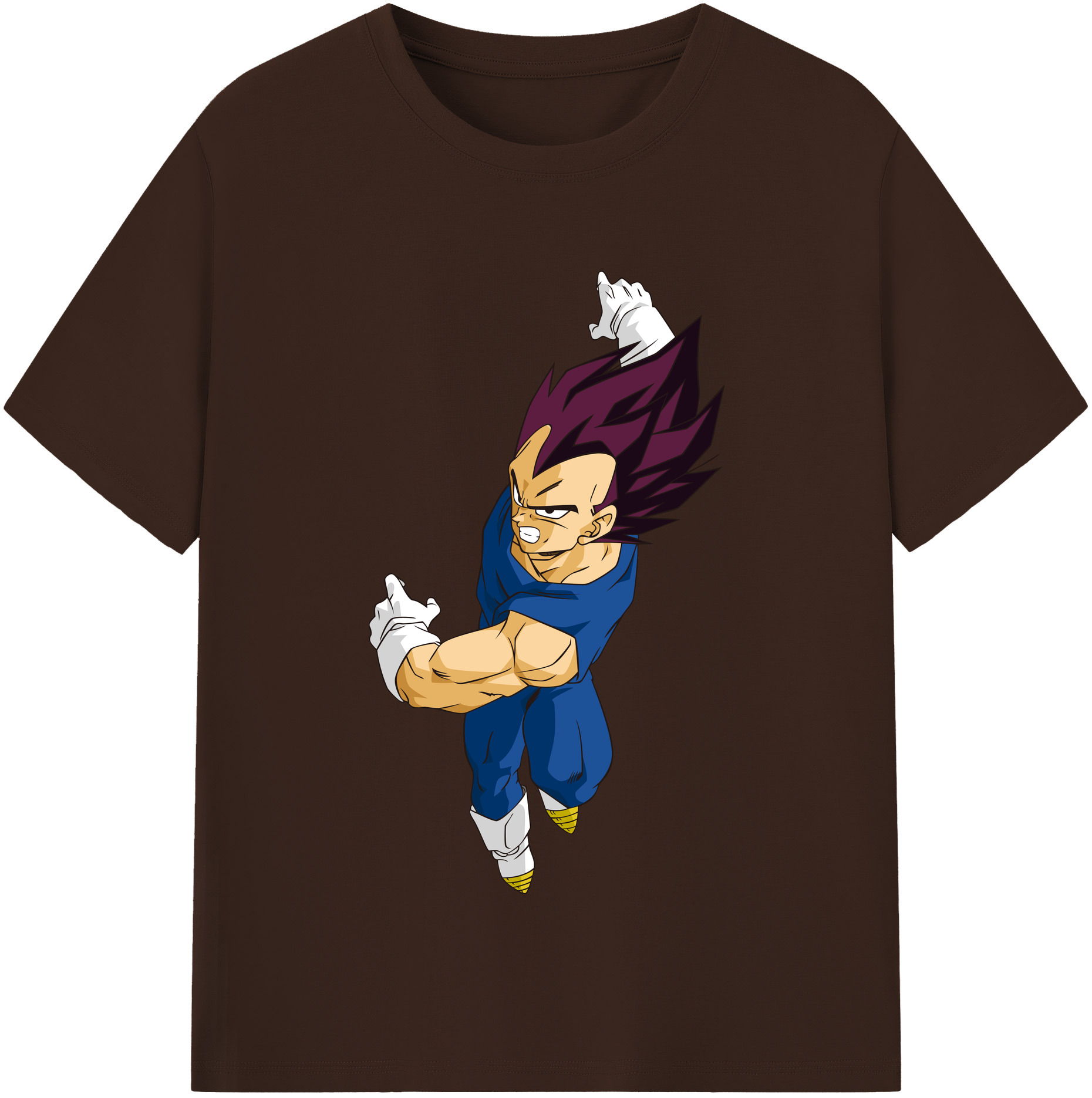 （画像用） ドラゴンボール ベジータ四世（Bejīta Yonsei）DRAGON BALL Vegeta IV 綿100％半袖Tシャツ（フロントプリント）