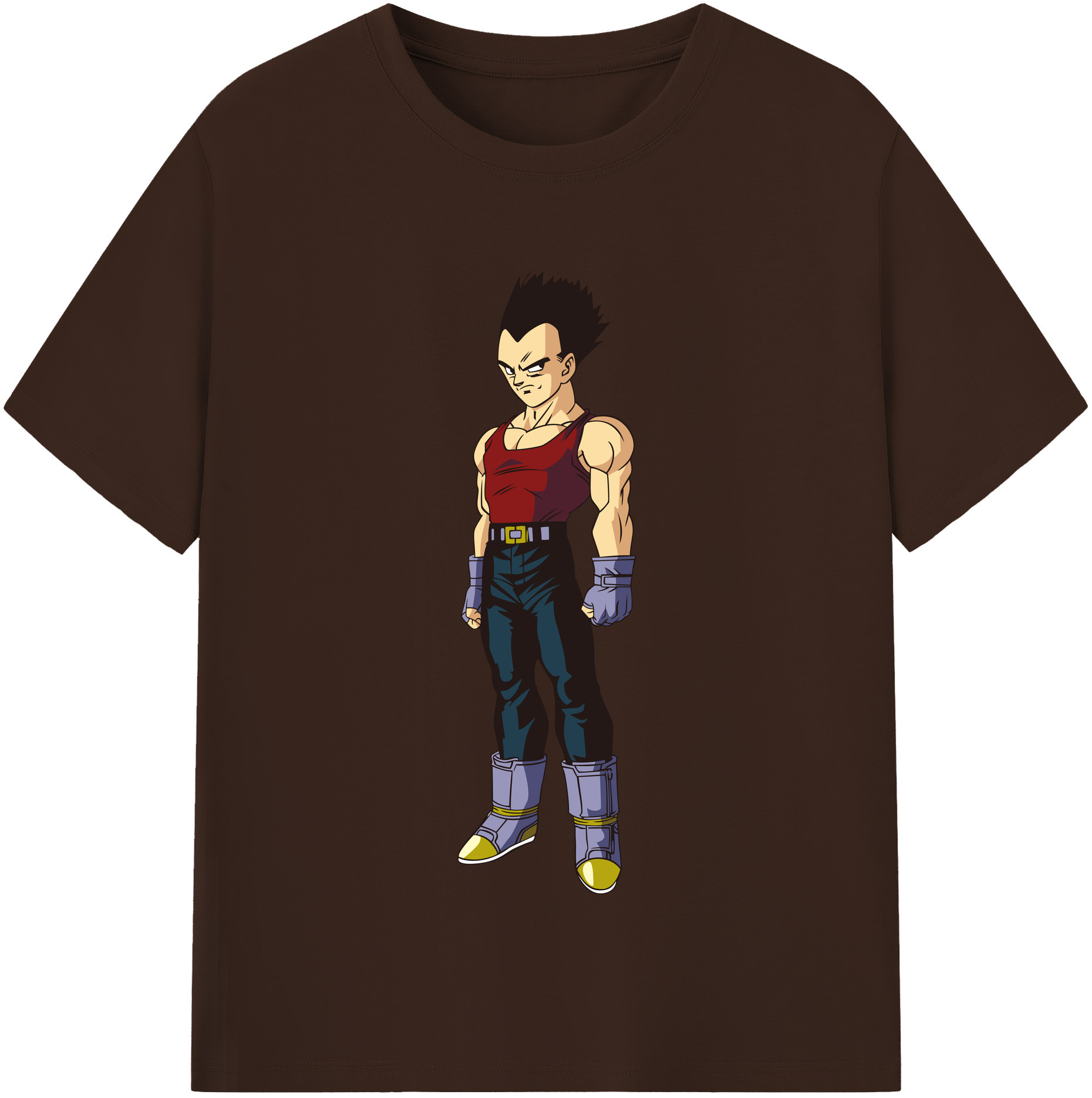 （画像用） ドラゴンボール ベジータ四世（Bejīta Yonsei）DRAGON BALL Vegeta IV 綿100％半袖Tシャツ（フロントプリント）