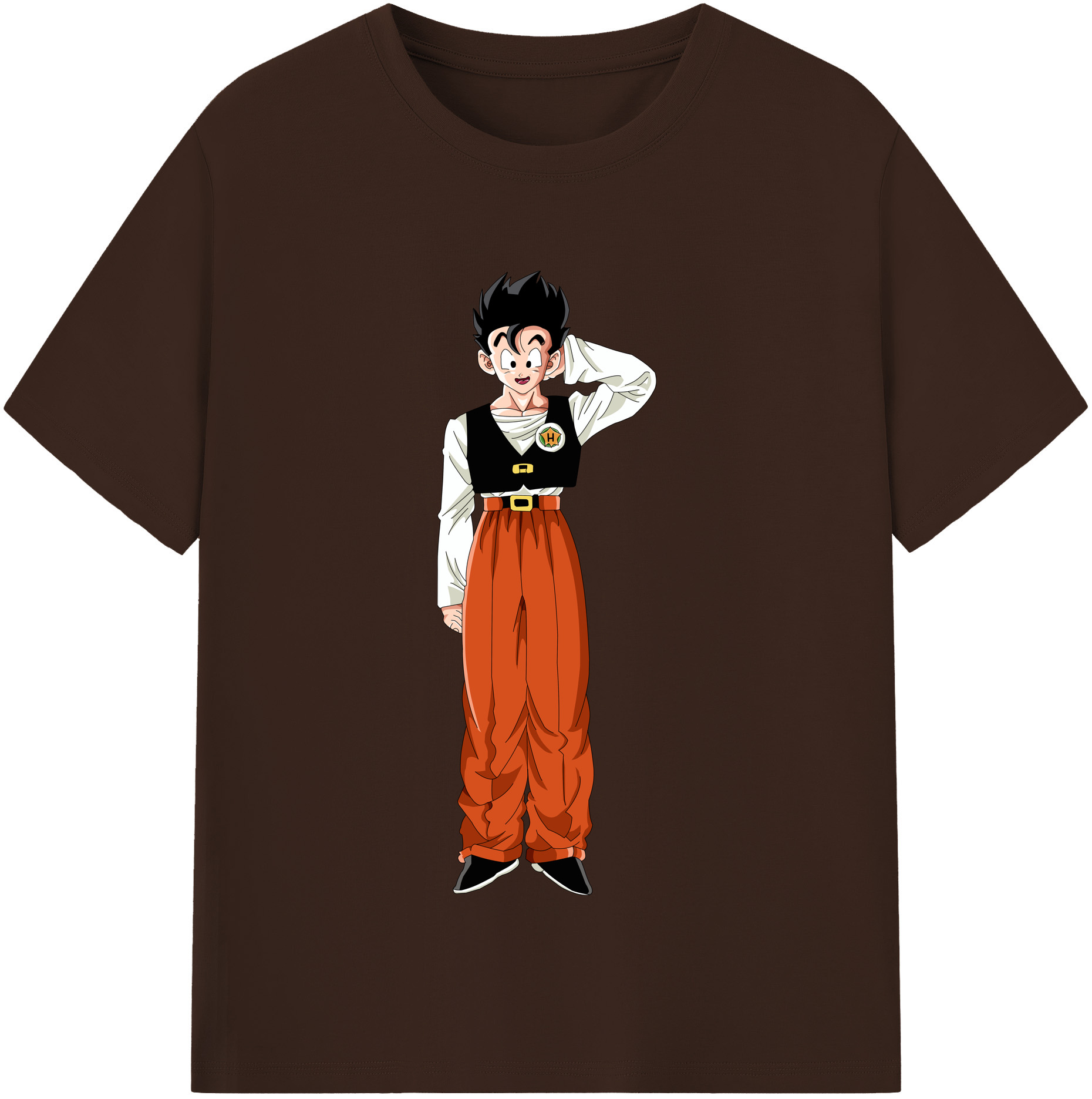 （画像用） ドラゴンボール 孫 悟飯（そんごはん）DRAGON BALL Son Gohan 綿100％半袖Tシャツ（フロントプリント）