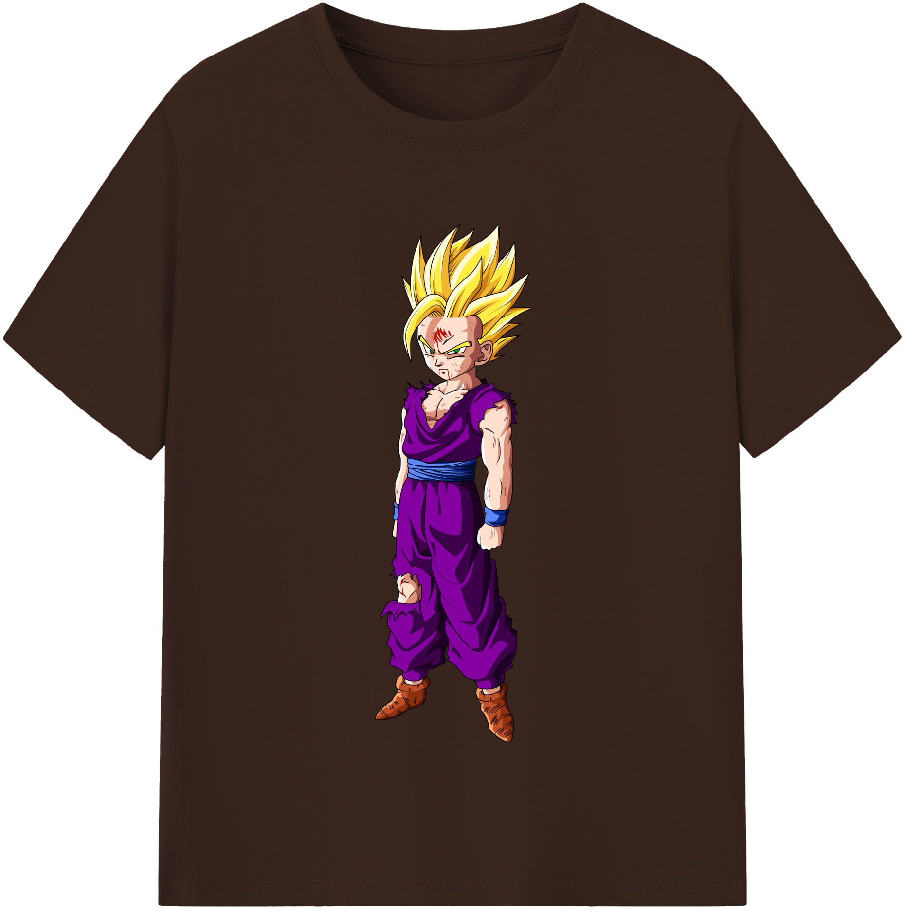 （画像用） ドラゴンボール 孫 悟飯（そんごはん）DRAGON BALL Son Gohan 綿100％半袖Tシャツ（フロントプリント）