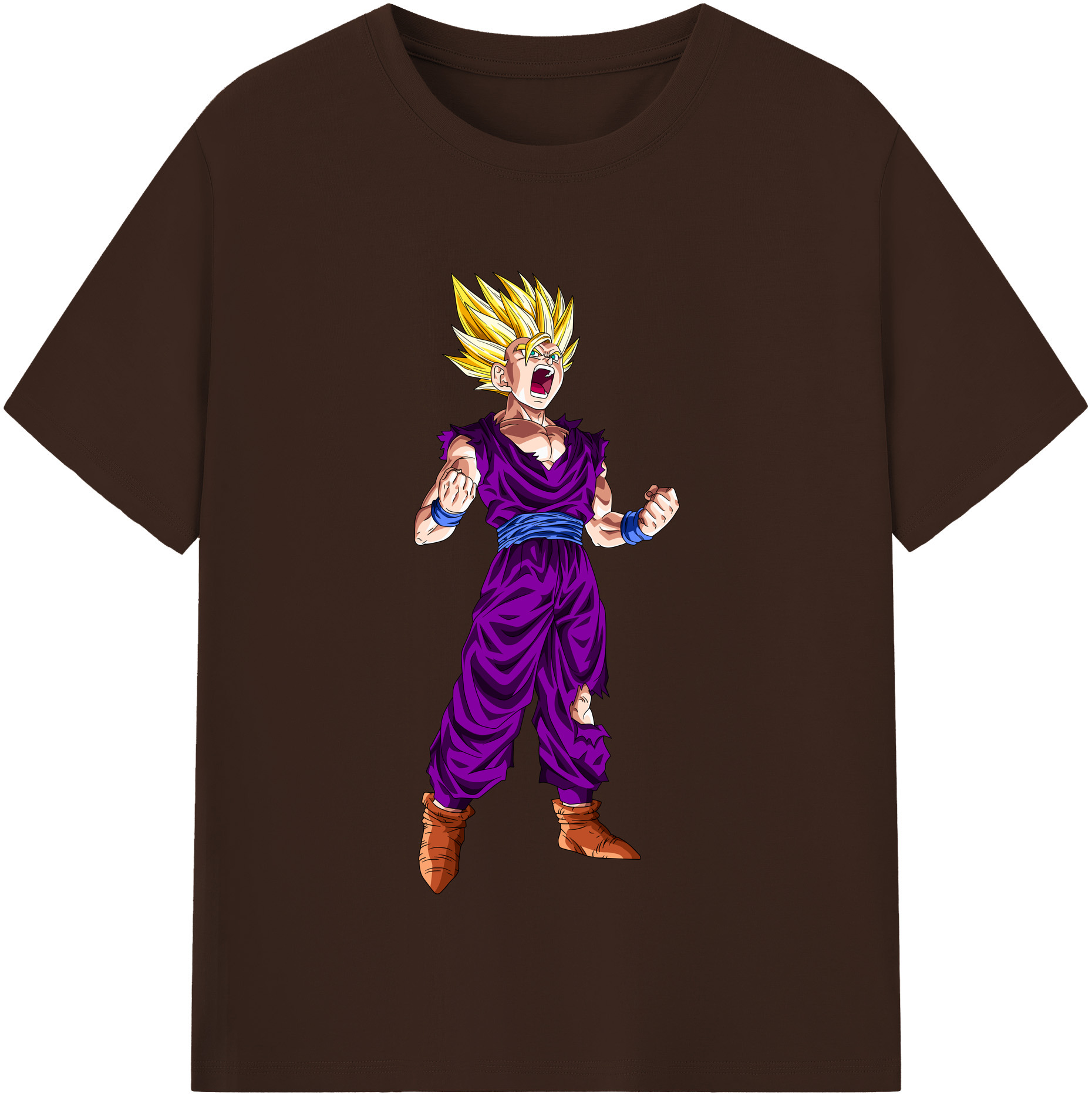 （画像用） ドラゴンボール 孫 悟飯（そんごはん）DRAGON BALL Son Gohan 綿100％半袖Tシャツ（フロントプリント）