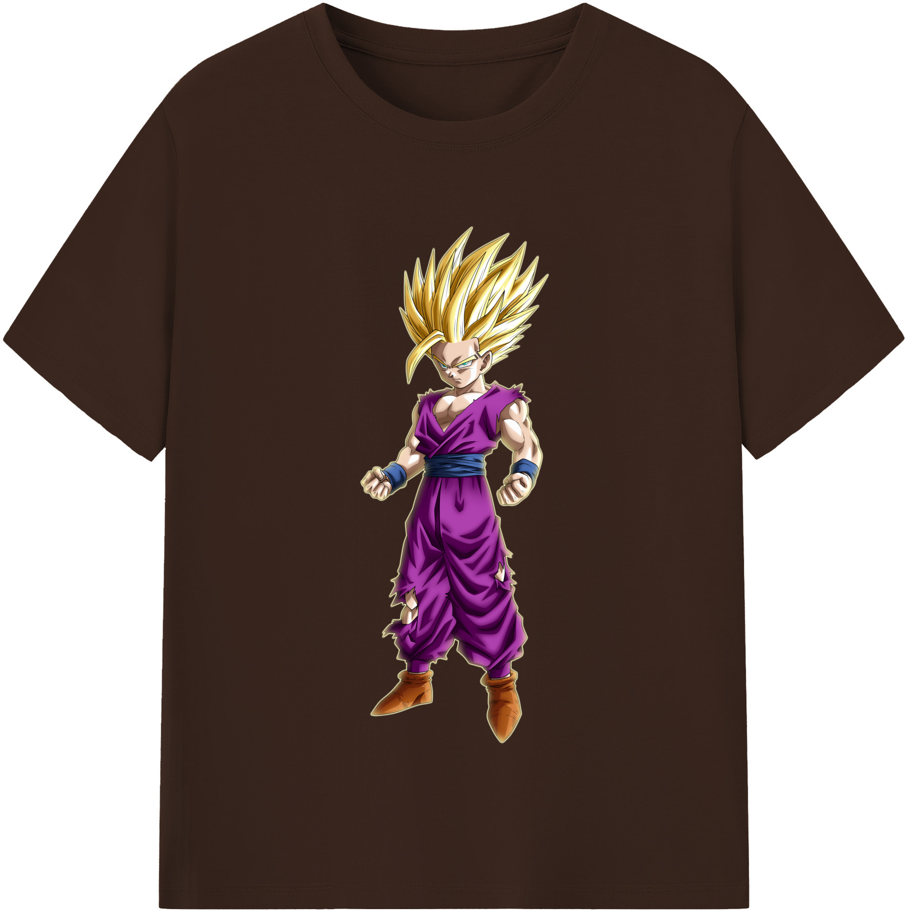 （画像用） ドラゴンボール 孫 悟飯（そんごはん）DRAGON BALL Son Gohan 綿100％半袖Tシャツ（フロントプリント）