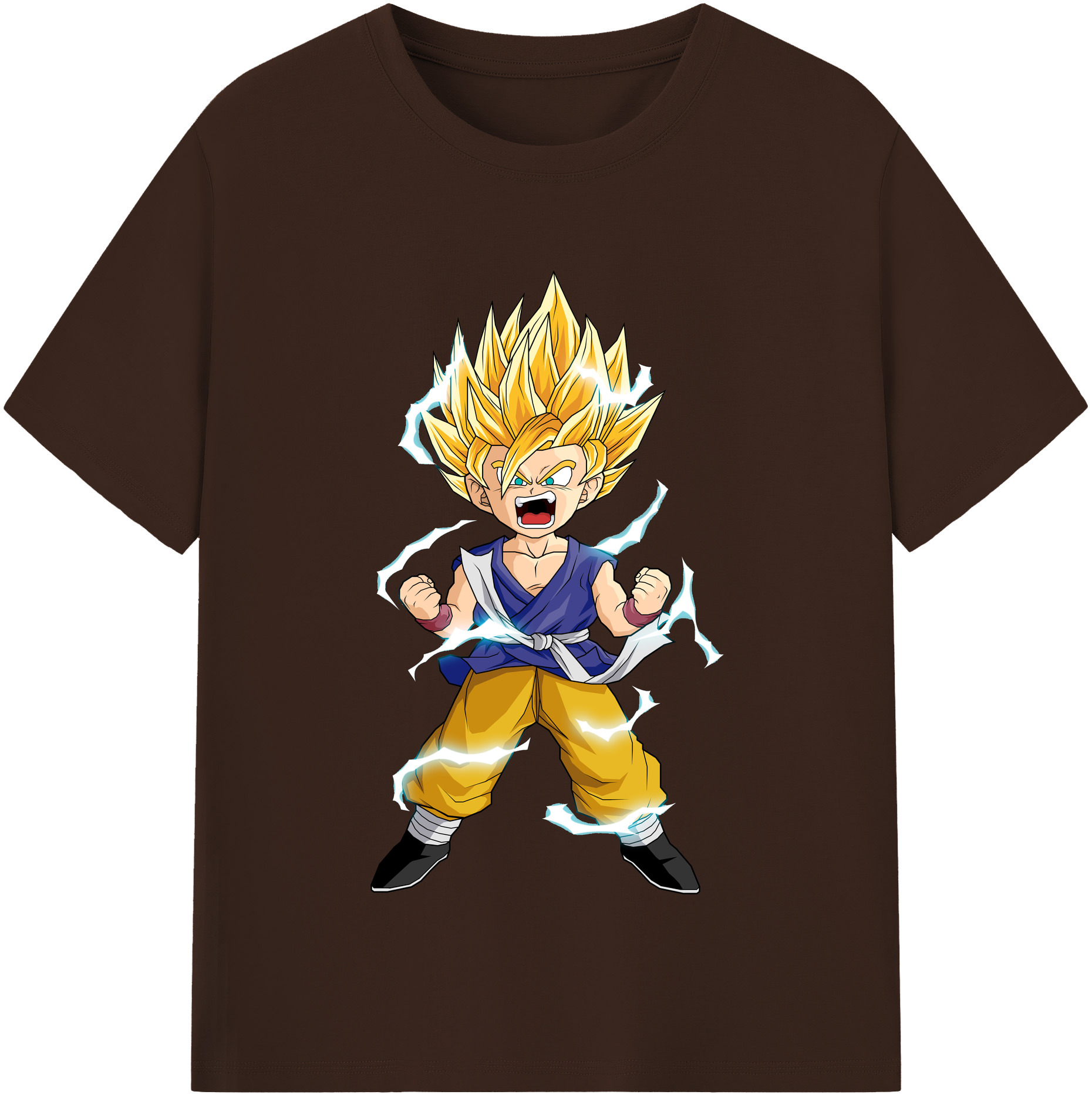 （画像用） ドラゴンボール 孫 悟飯（そんごはん）DRAGON BALL Son Gohan 綿100％半袖Tシャツ（フロントプリント）