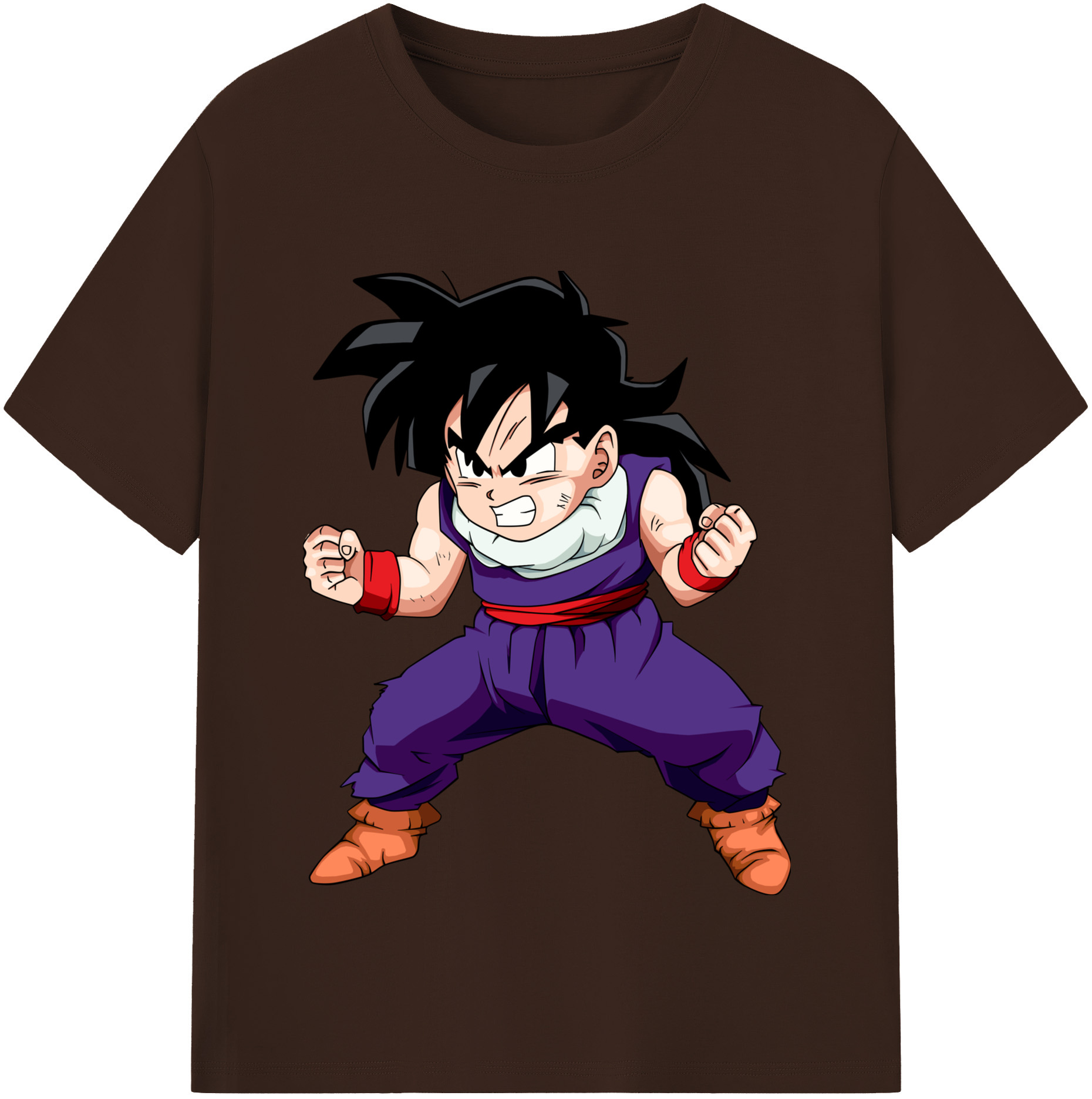 （画像用） ドラゴンボール 孫 悟飯（そんごはん）DRAGON BALL Son Gohan 綿100％半袖Tシャツ（フロントプリント）