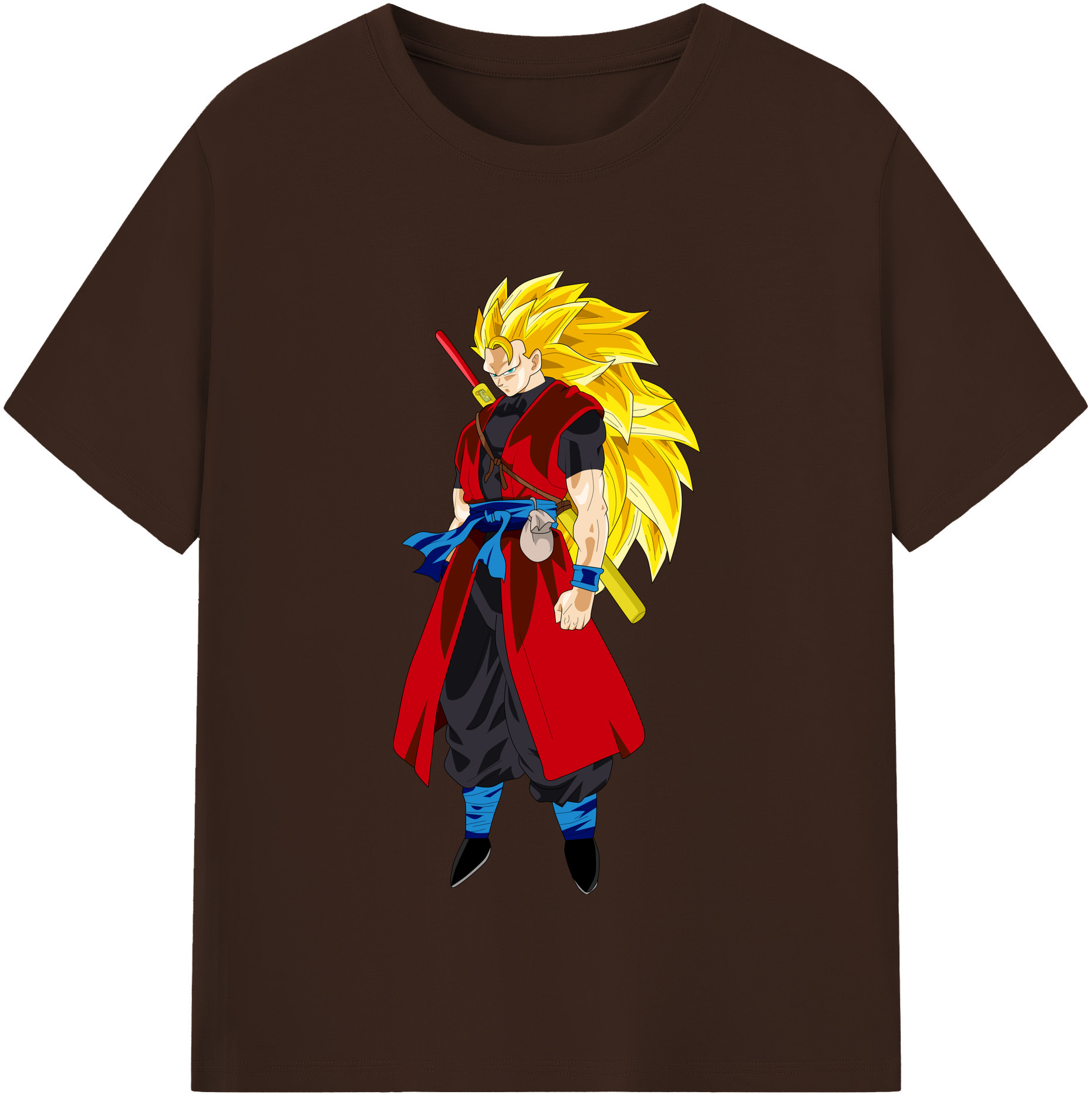 （画像用） ドラゴンボール トランクス（Torankusu）DRAGON BALL Trunks 綿100％半袖Tシャツ（フロントプリント）