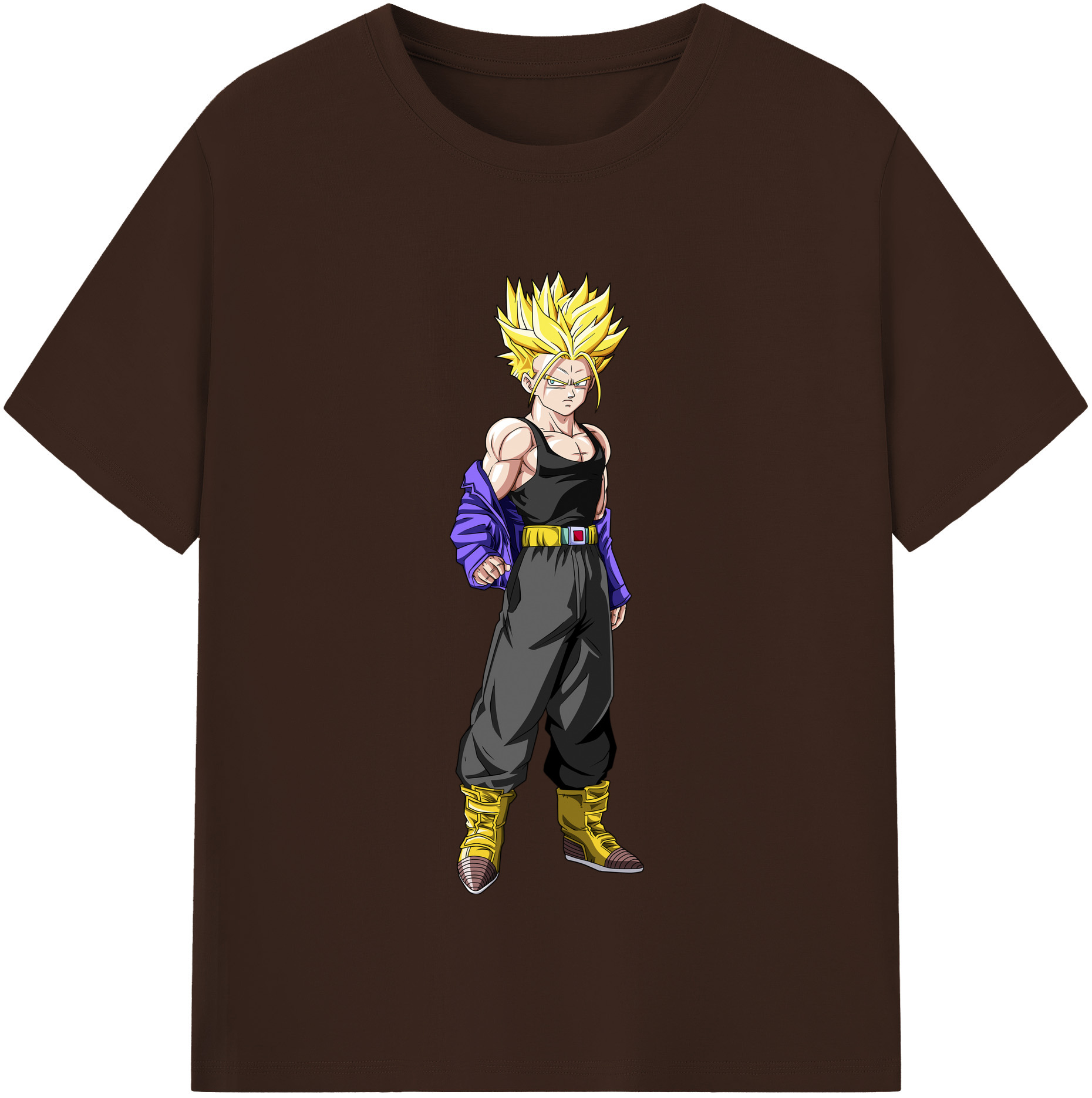 （画像用） ドラゴンボール トランクス（Torankusu）DRAGON BALL Trunks 綿100％半袖Tシャツ（フロントプリント）
