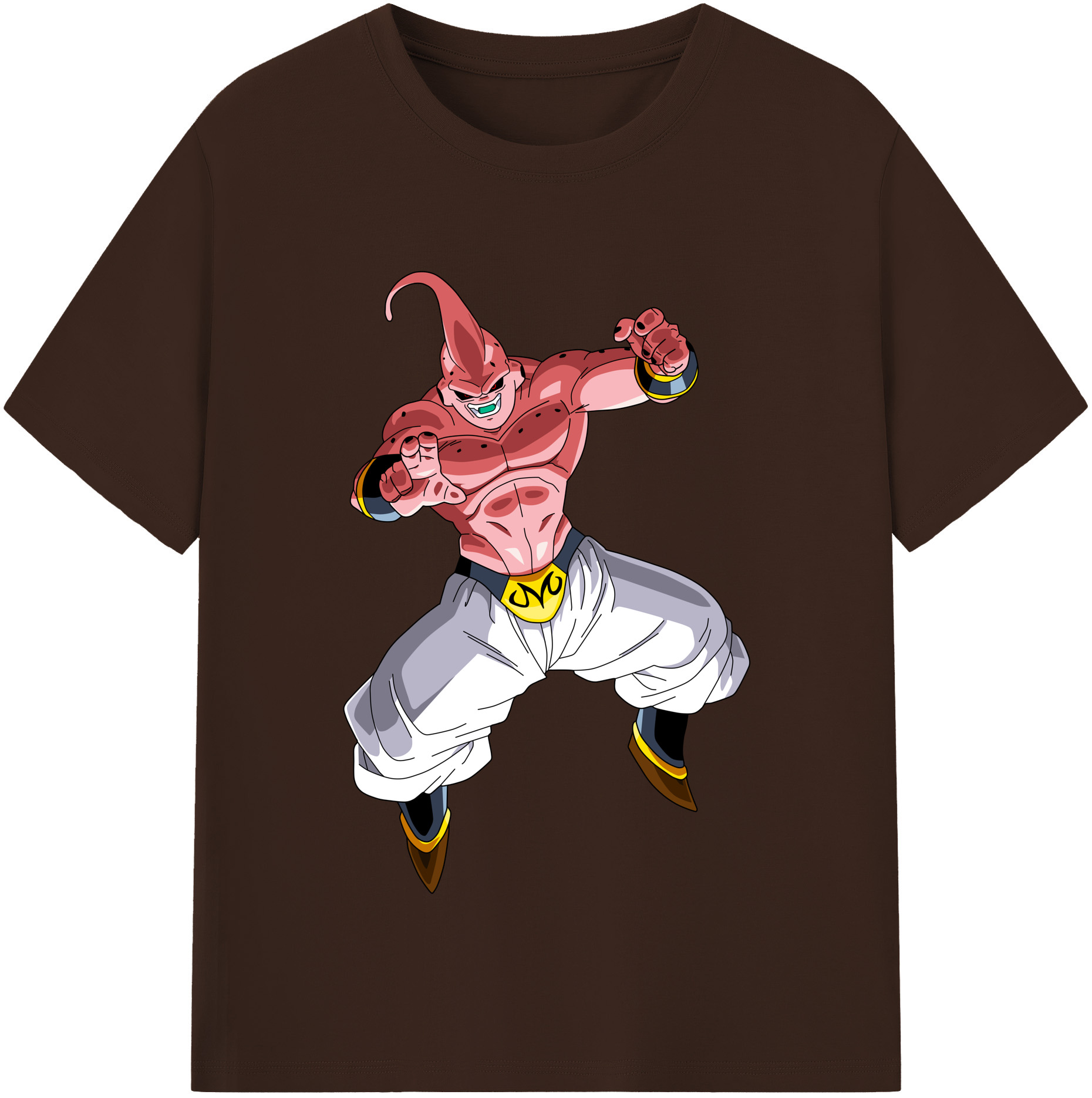 （画像用） ドラゴンボール 魔人ブウ DRAGON BALL Majin Buu 綿100％半袖Tシャツ（フロントプリント）
