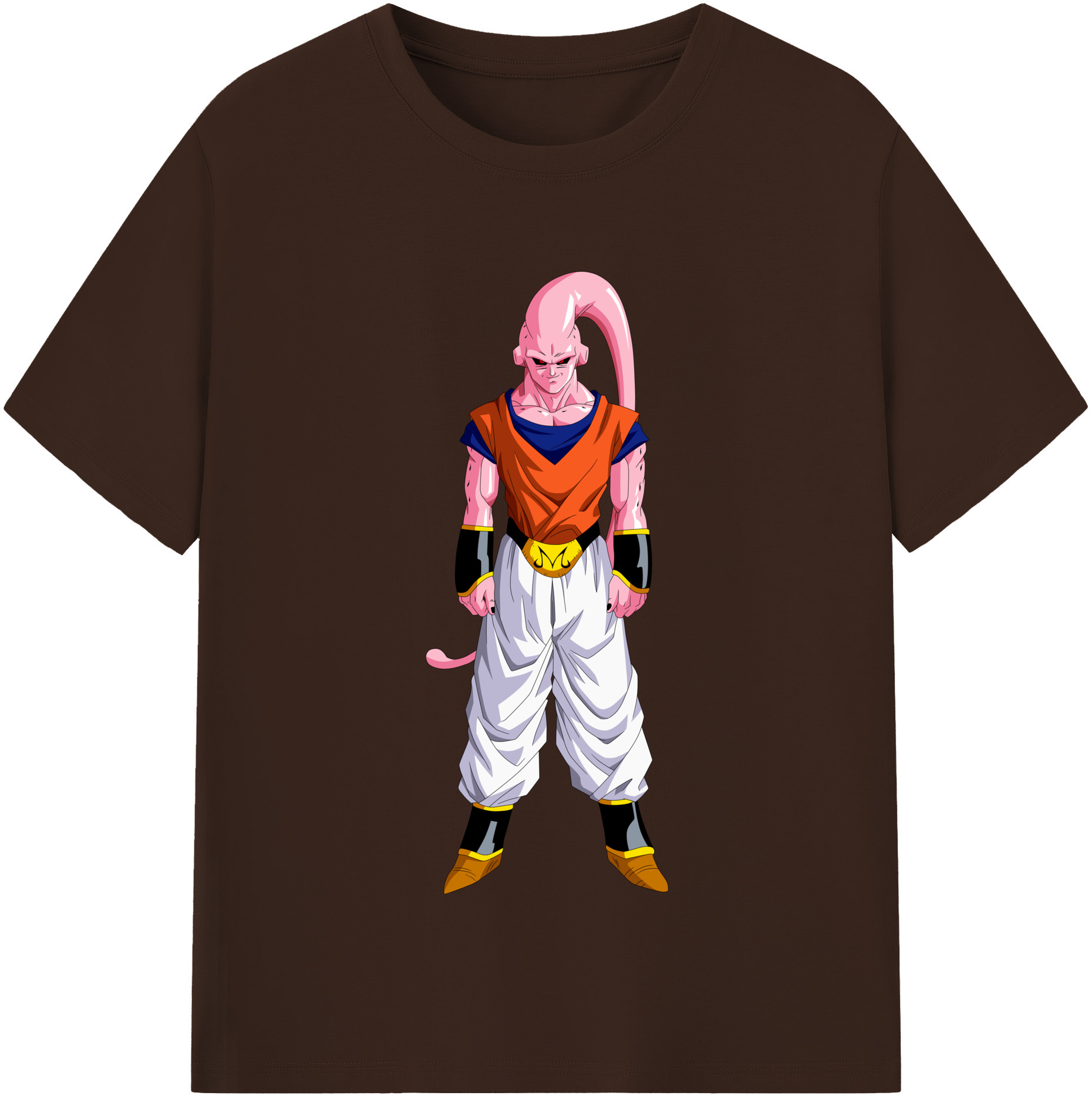 （画像用） ドラゴンボール 魔人ブウ DRAGON BALL Majin Buu 綿100％半袖Tシャツ（フロントプリント）