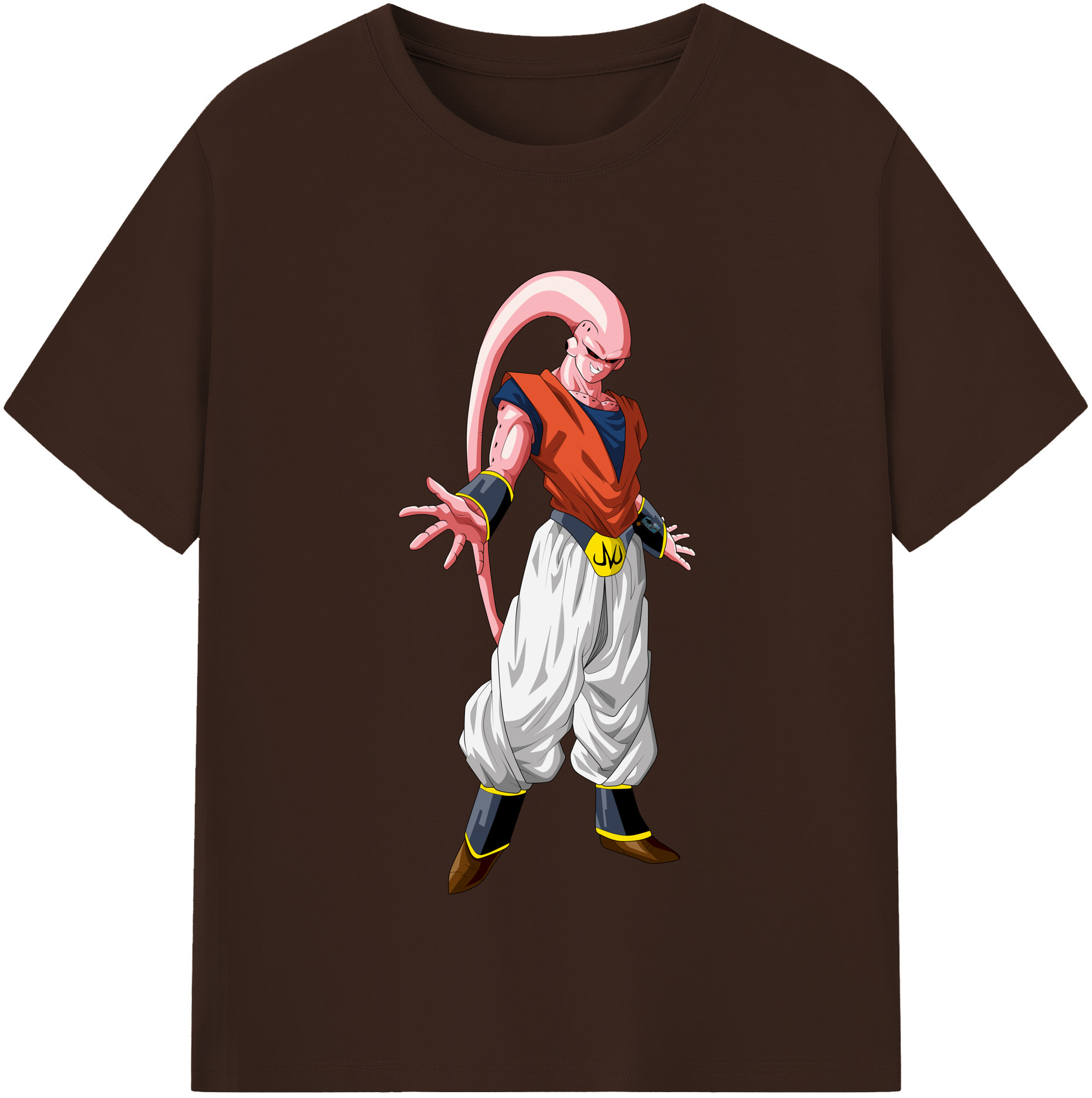（画像用） ドラゴンボール 魔人ブウ DRAGON BALL Majin Buu 綿100％半袖Tシャツ（フロントプリント）